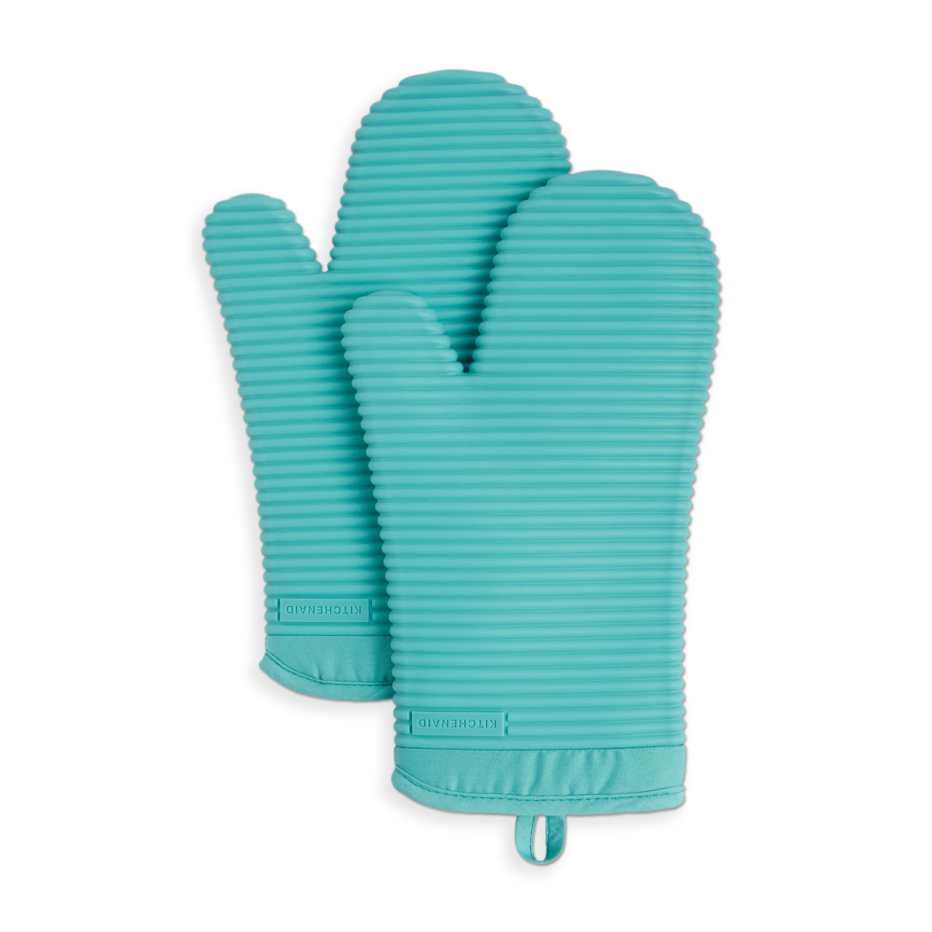 KitchenAid Ribbed Soft Silicone Oven Mitt (Set of 2)