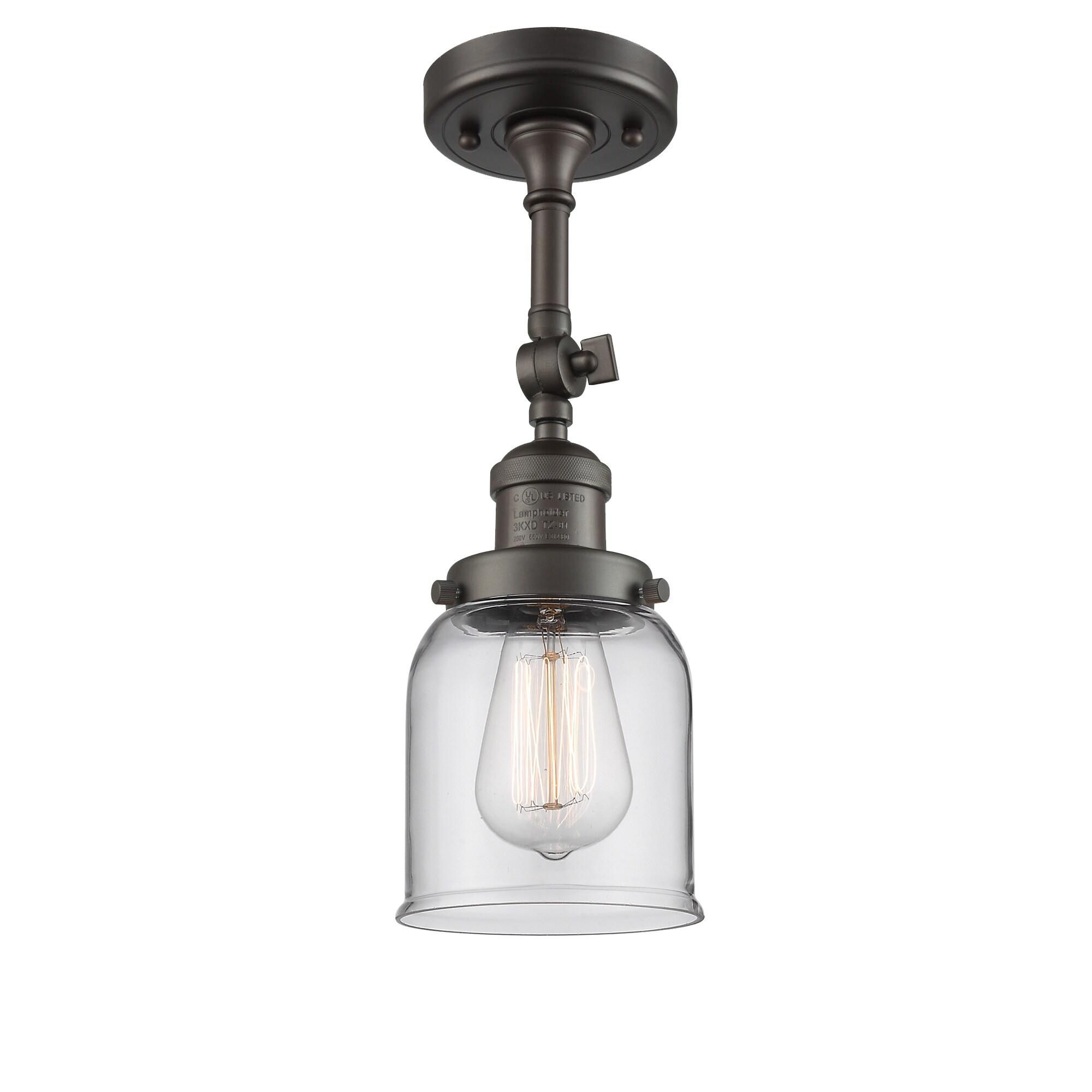 Innovations Lighting - Small Bell-1 Light Wall Sconce in Industrial Style-5