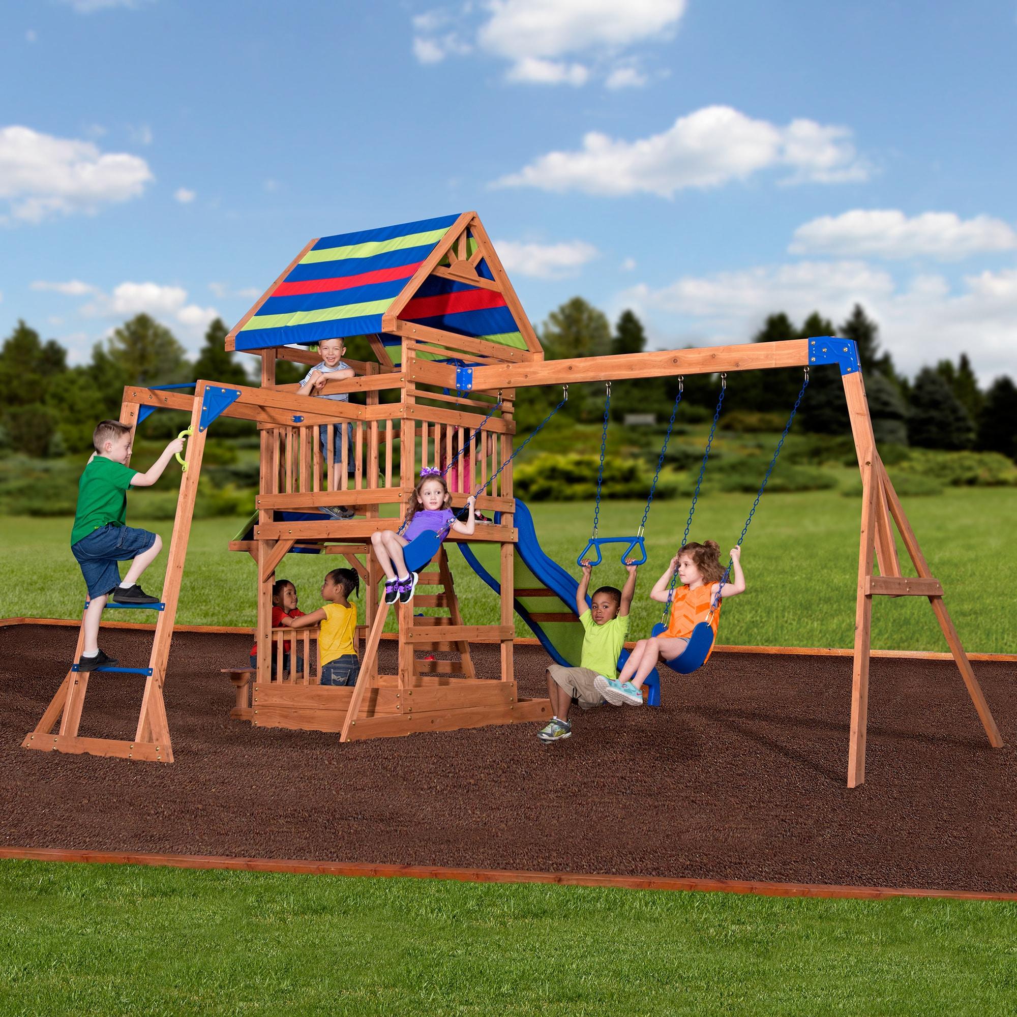 Backyard Discovery Beach Front Swing Set