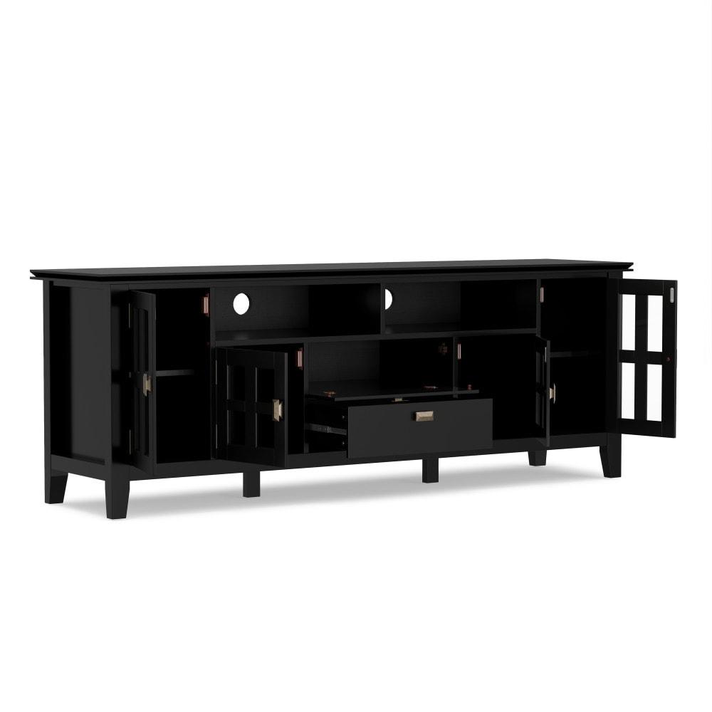 Simpli Home Artisan SOLID WOOD 72 inch TV Media Stand