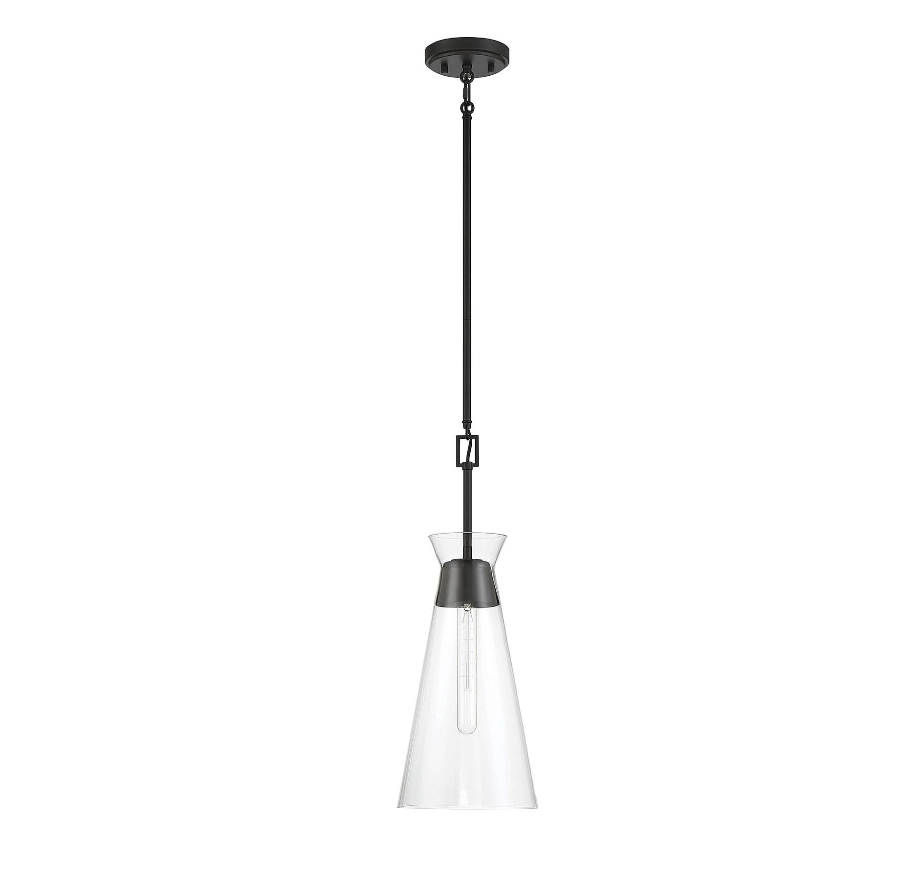 Savoy House Lakewood 1 - Light Pendant ,  Matte Black