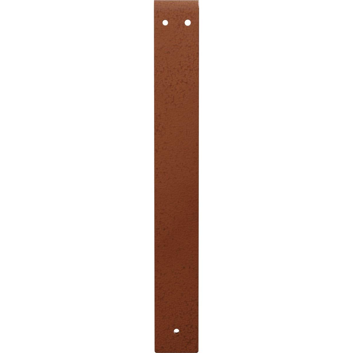 Ekena Millwork 2"W x 16"D x 16"H Legacy Steel Bracket, Hammered Copper