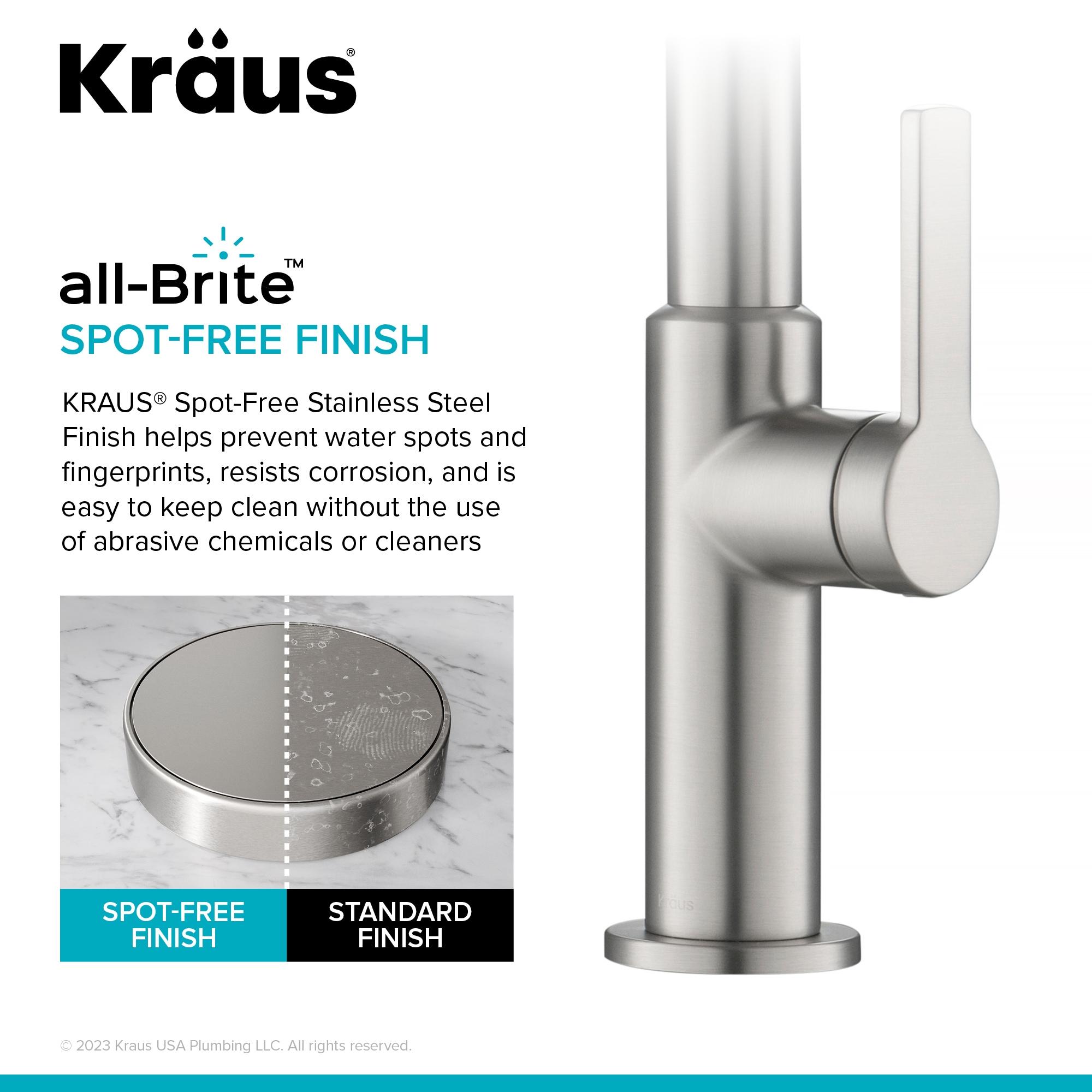 KRAUS Oletto Single Handle Pull Down Kitchen Faucet