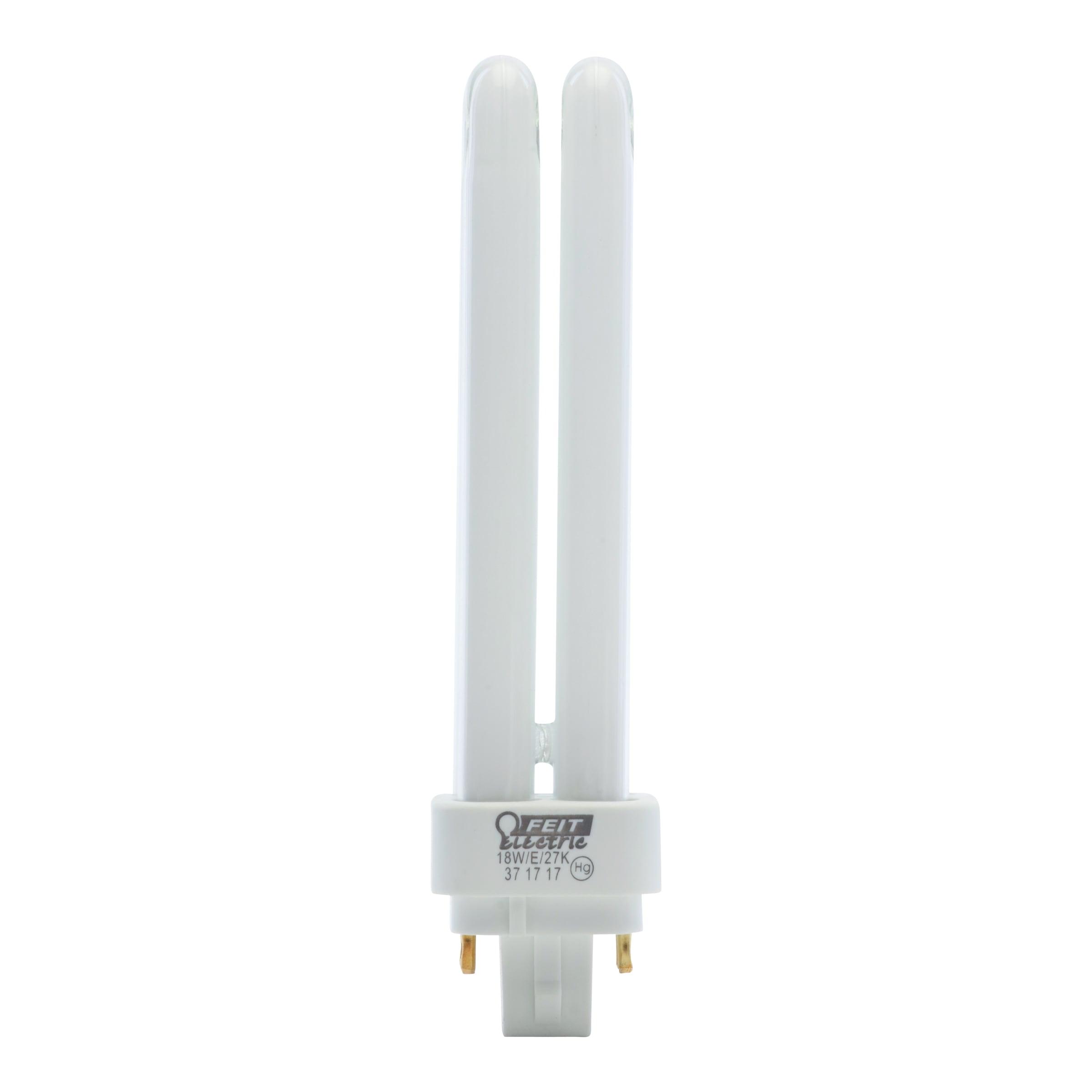 18-Watt White Frosted Glass CFL Tubular Light Bulb