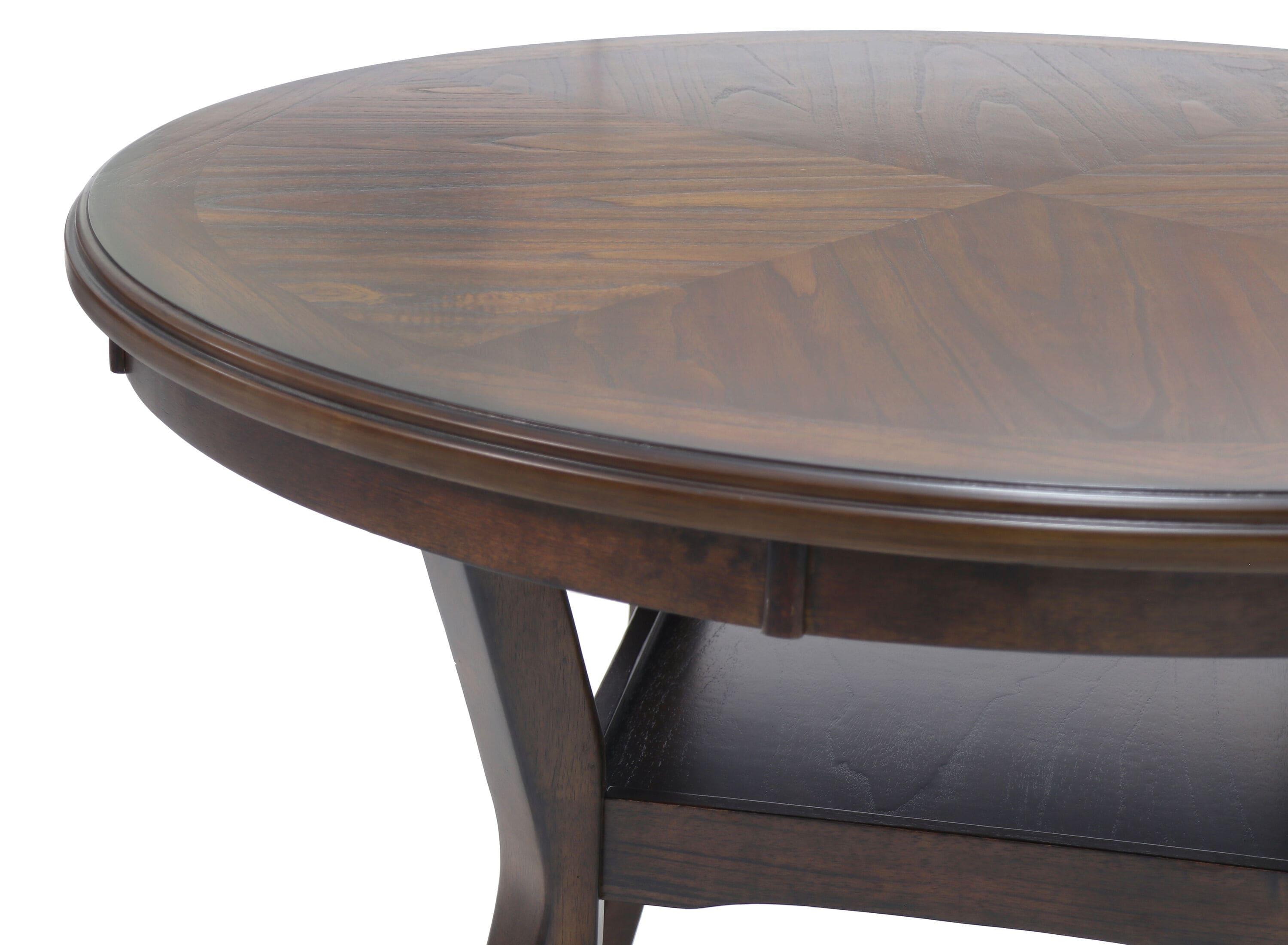 New Classic Furniture Mitchell 5-Piece Transitional Wood Dining Set in Cherry
