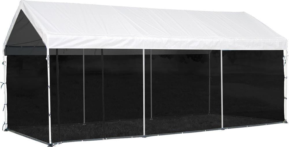 ShelterLogic MaxAP ShelterLogic Black Fabric Screen for Canopy
