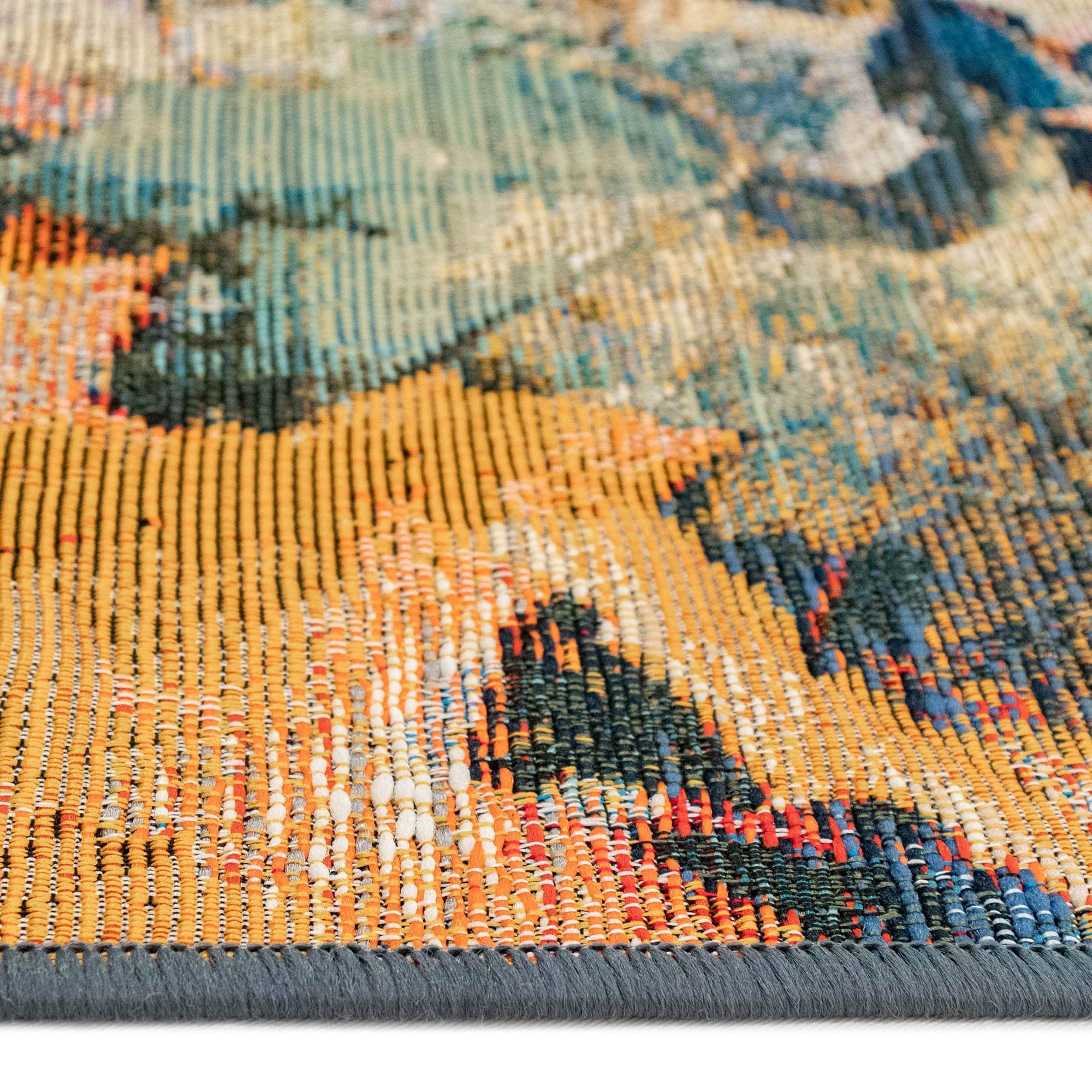 Liora Manne Marina Fall In Love Indoor/Outdoor Rug Multi 1'11" x 7'6"