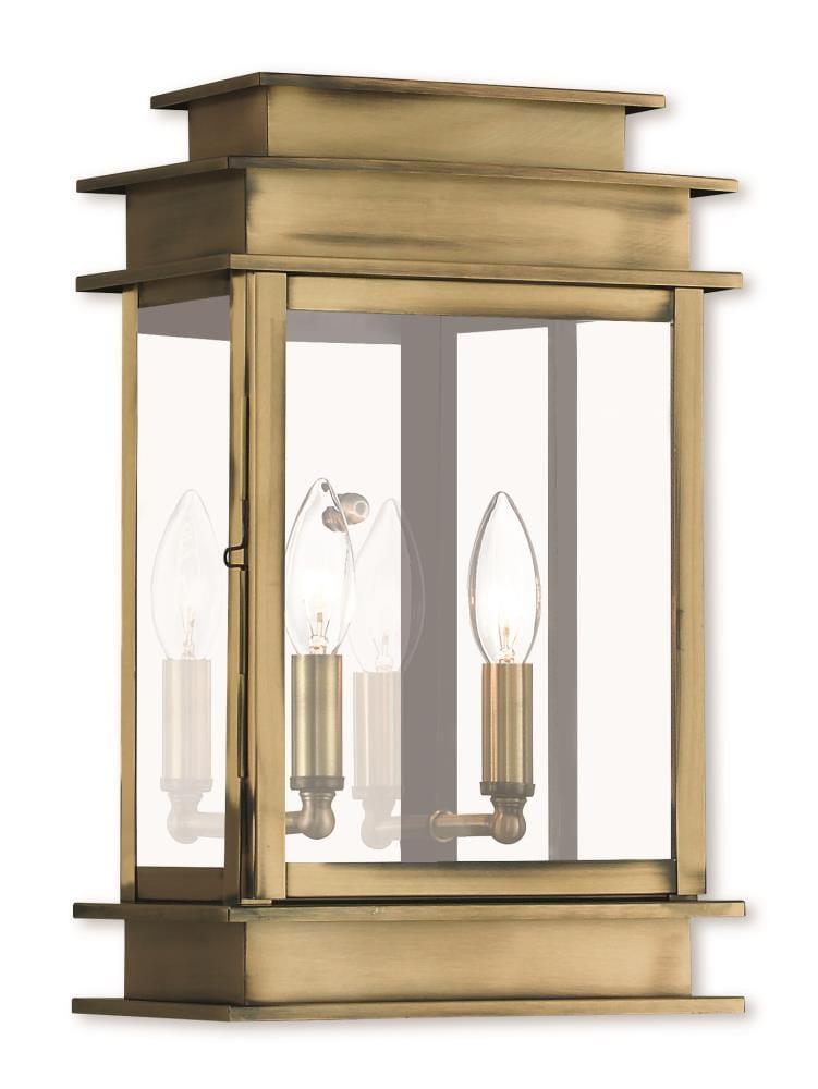 Livex Lighting Princeton 2 - Light Wall Light in  Antique Brass