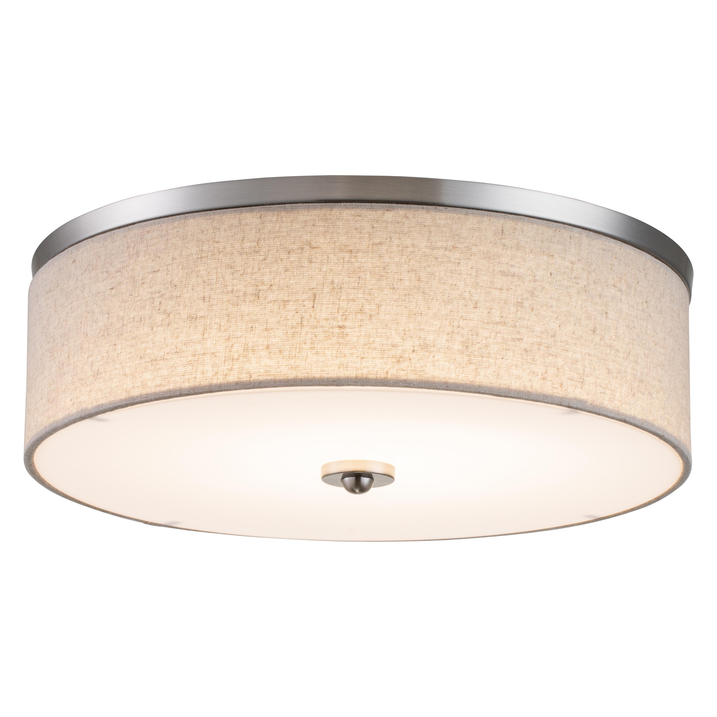C Cattleya Dimmable 23W Selectable LED Flush Mount Ceiling Light - 15 in.
