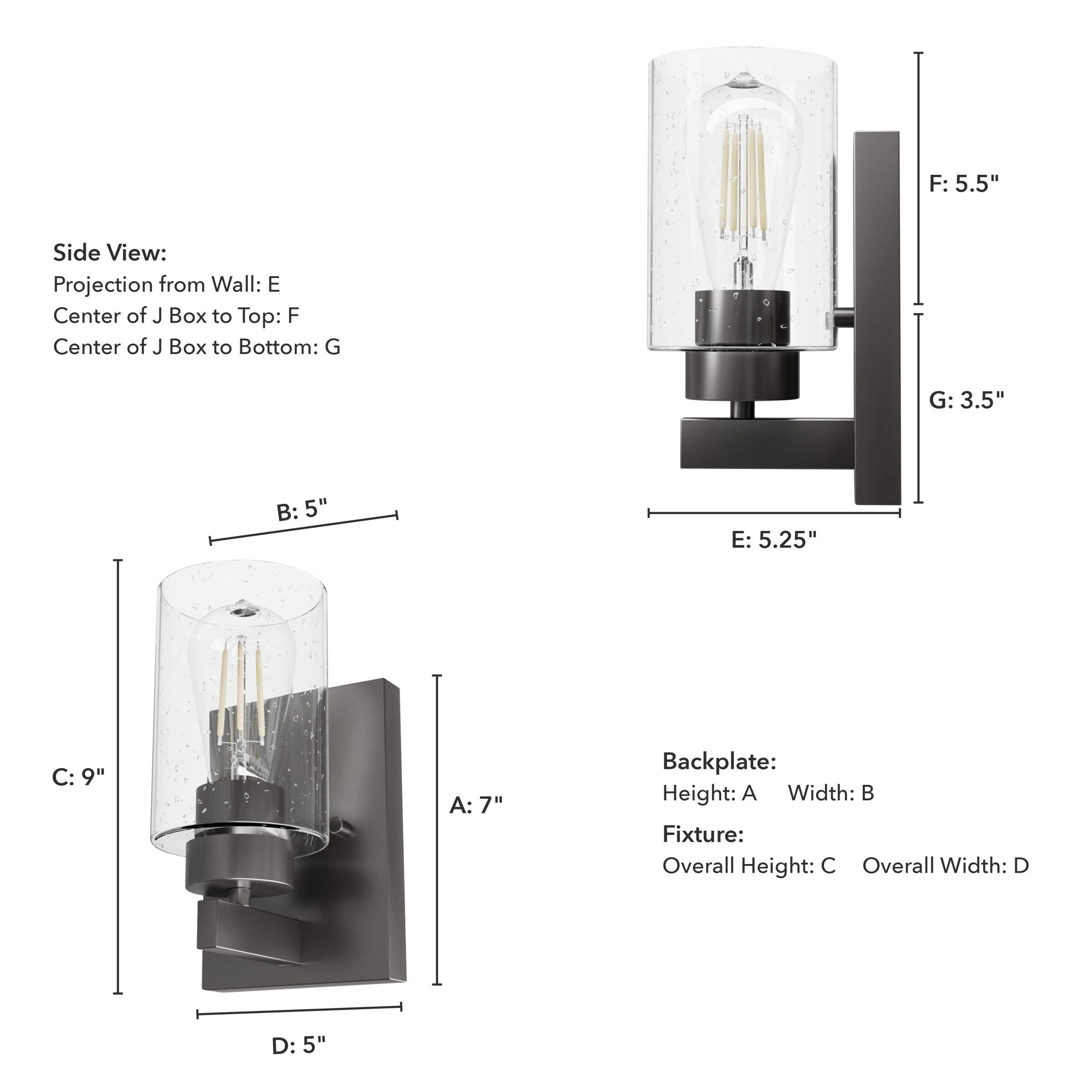 Hartland Aluminum Metal Armed Wall Sconce