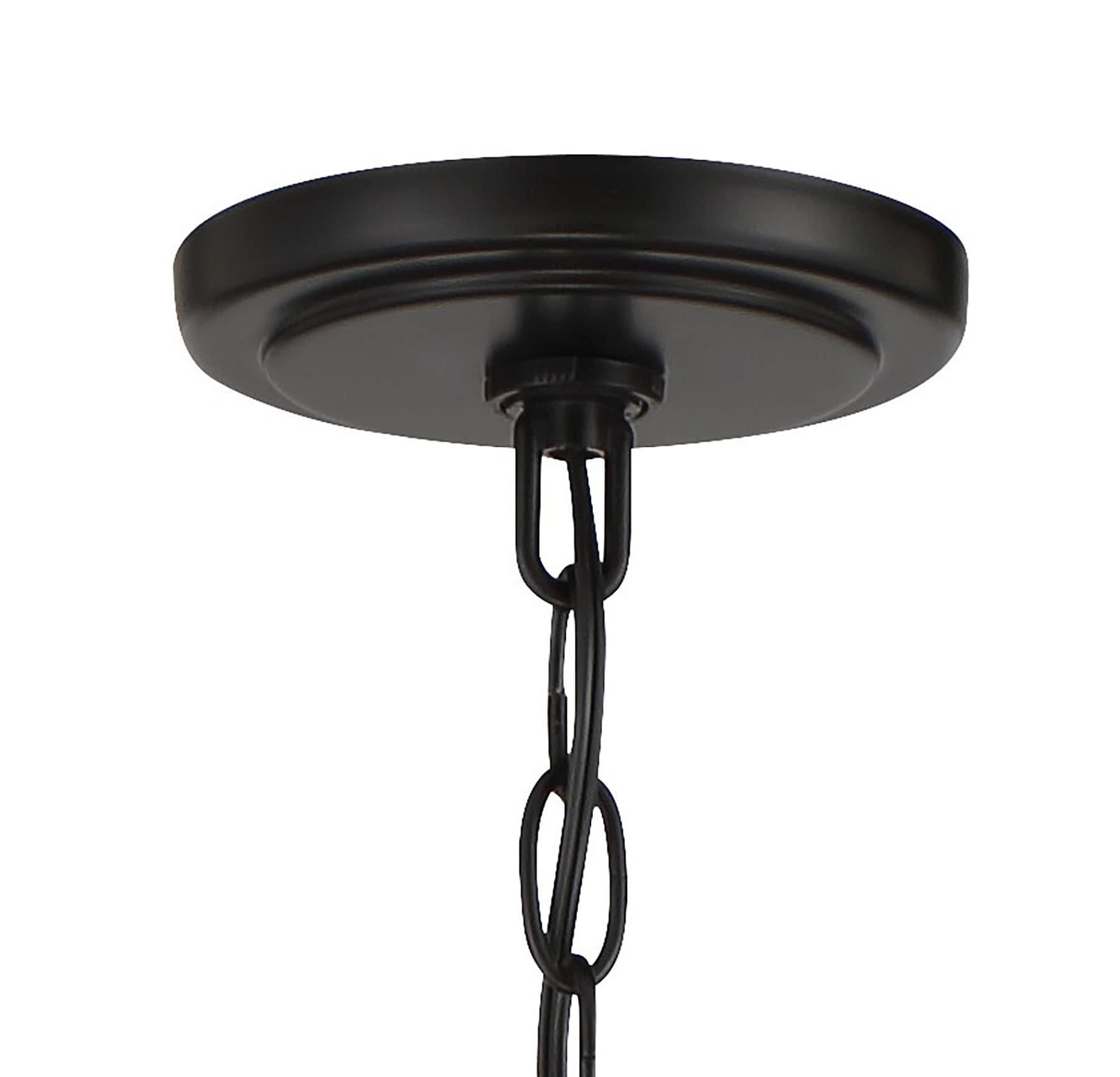 4446-66A-Minka Lavery-Laurel Estate - 6 Light Chandelier-31.75 Inches Tall and 26.75 Inches Wide-Coal Finish    -Traditional Installation