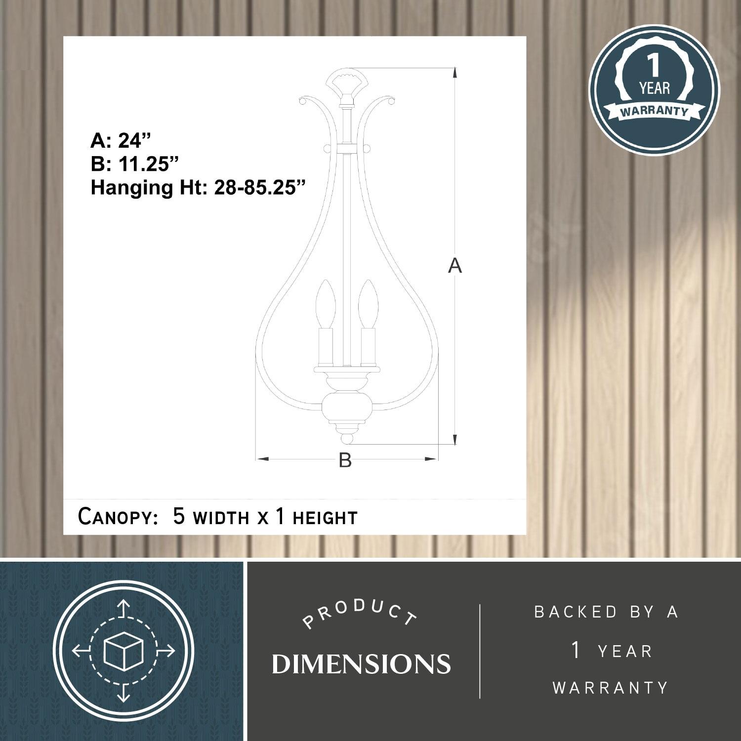 Vaxcel Monrovia 3 - Light Pendant in  Brushed Nickel