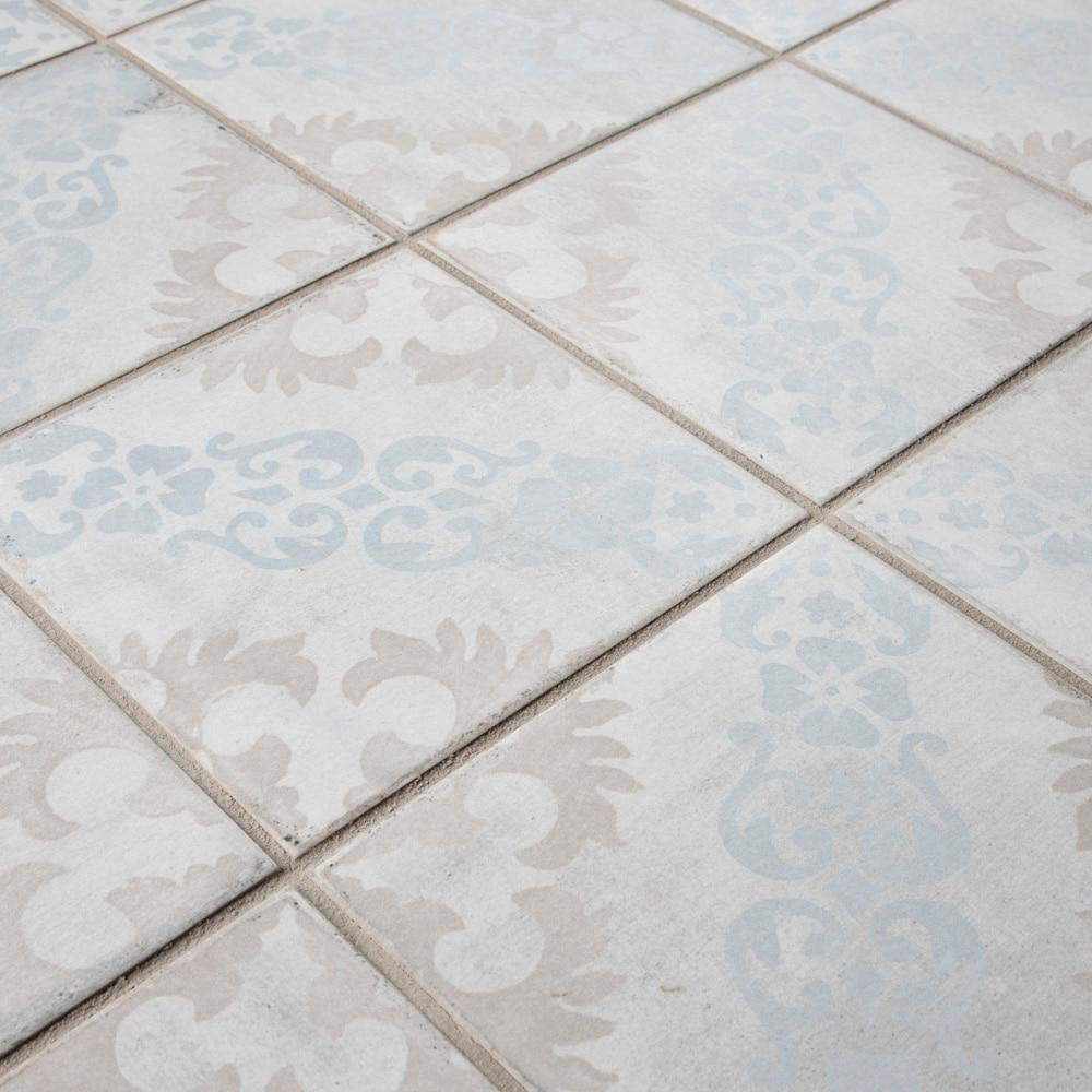 Barcelona 6" x 6" Porcelain Patterned Wall & Floor Tile