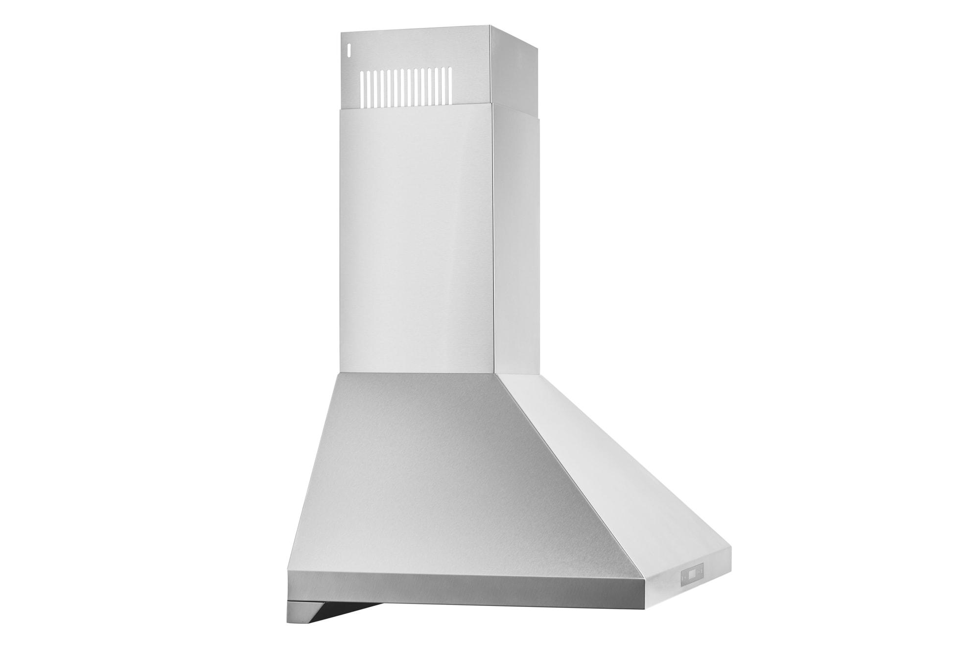 Hauslane 30" Stainless Steel 450 CFM Convertible Wall Range Hood with Baffle Filter