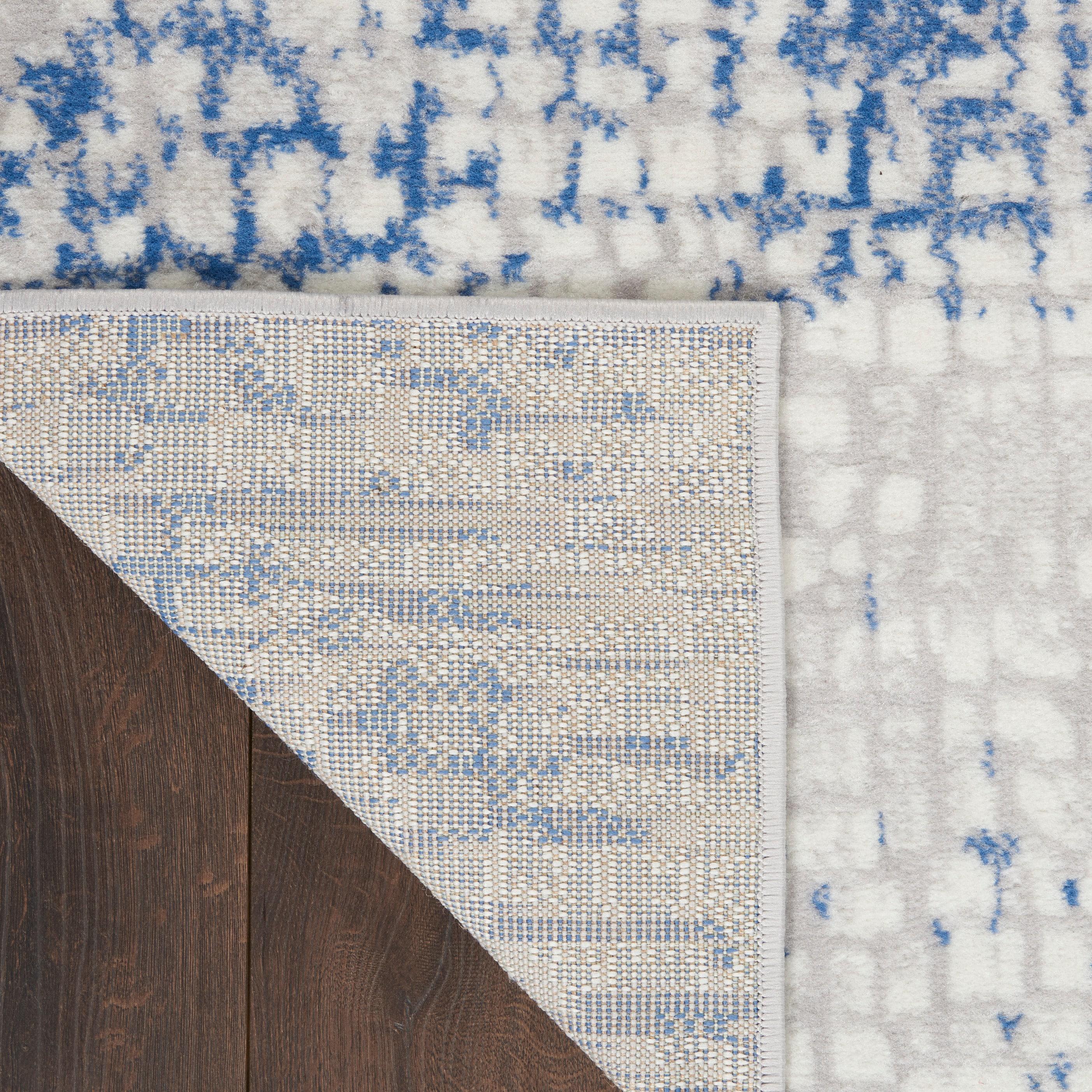 Nourison Whimsicle WHS07 Indoor only Area Rug - Grey Blue 4' x 6'