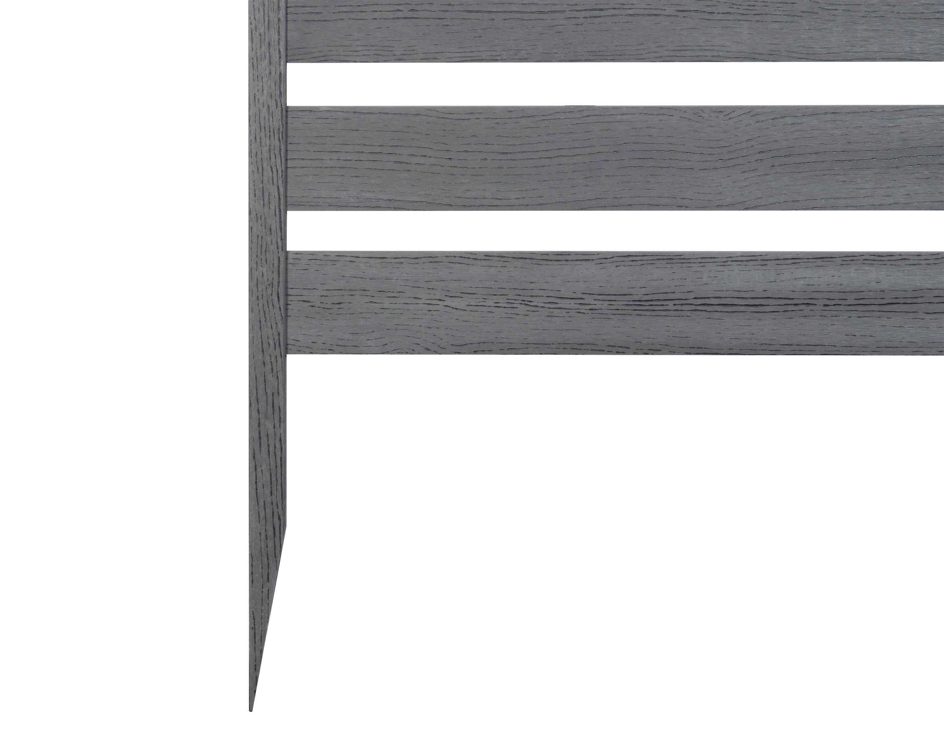 Zippity Outdoor Products 26in H x 24in W (3 Panels) No Dig Zippity Maui Fence Kit, Charcoal Color WoodTek Vinyl Fence Panel, Temporary Outdoor Border for Garden, Easy Install DIY Fence for Backyard, Patio, & Deck, ZP19066