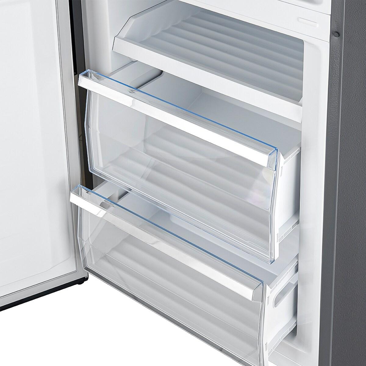 Guardia 46.8-Inch Side-by-Side Bottom Freezer Refrigerator Stainless Steel, 21.6 cu.ft.