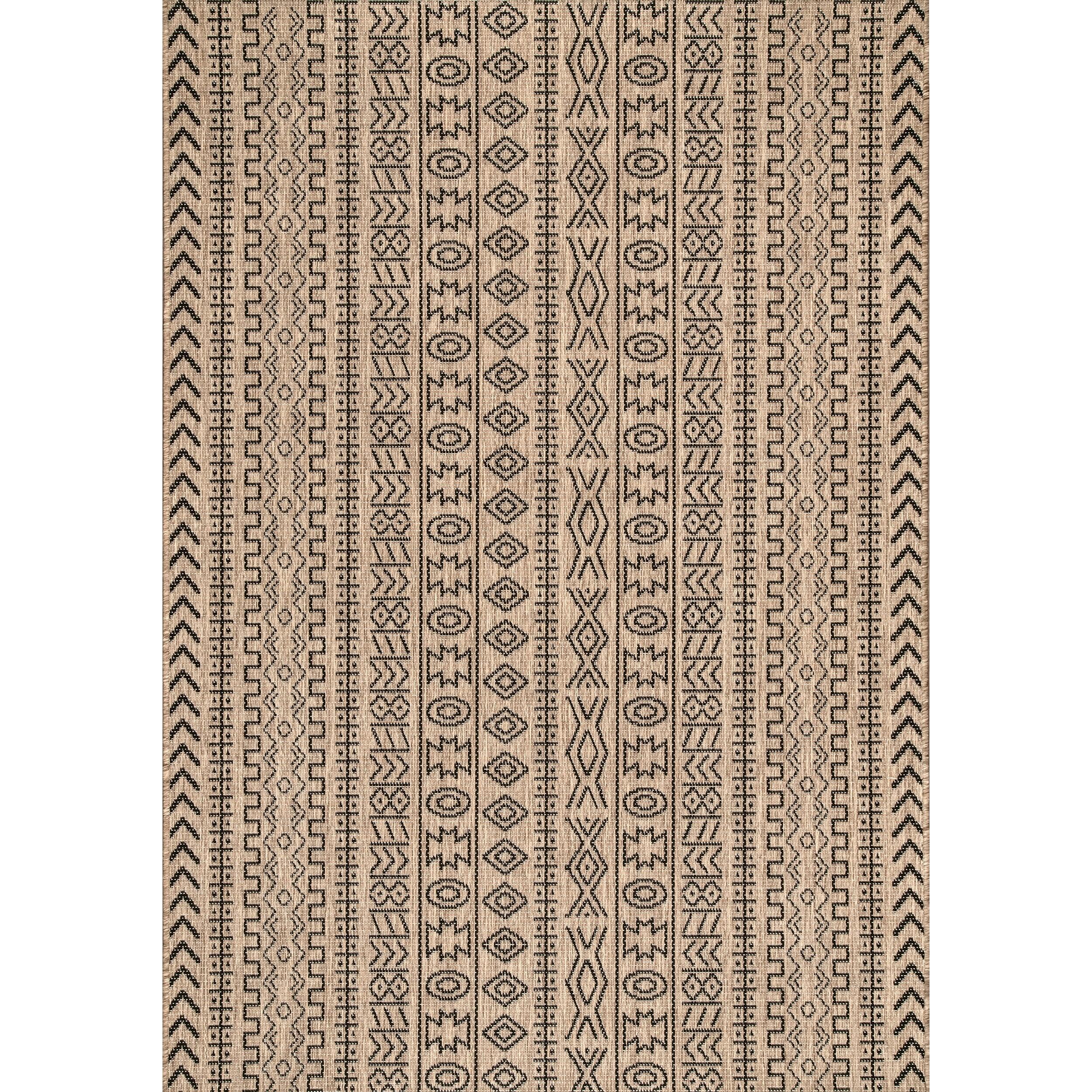 Nuloom Indoor and Outdoor Jamie Area Rug 5x7, Brown