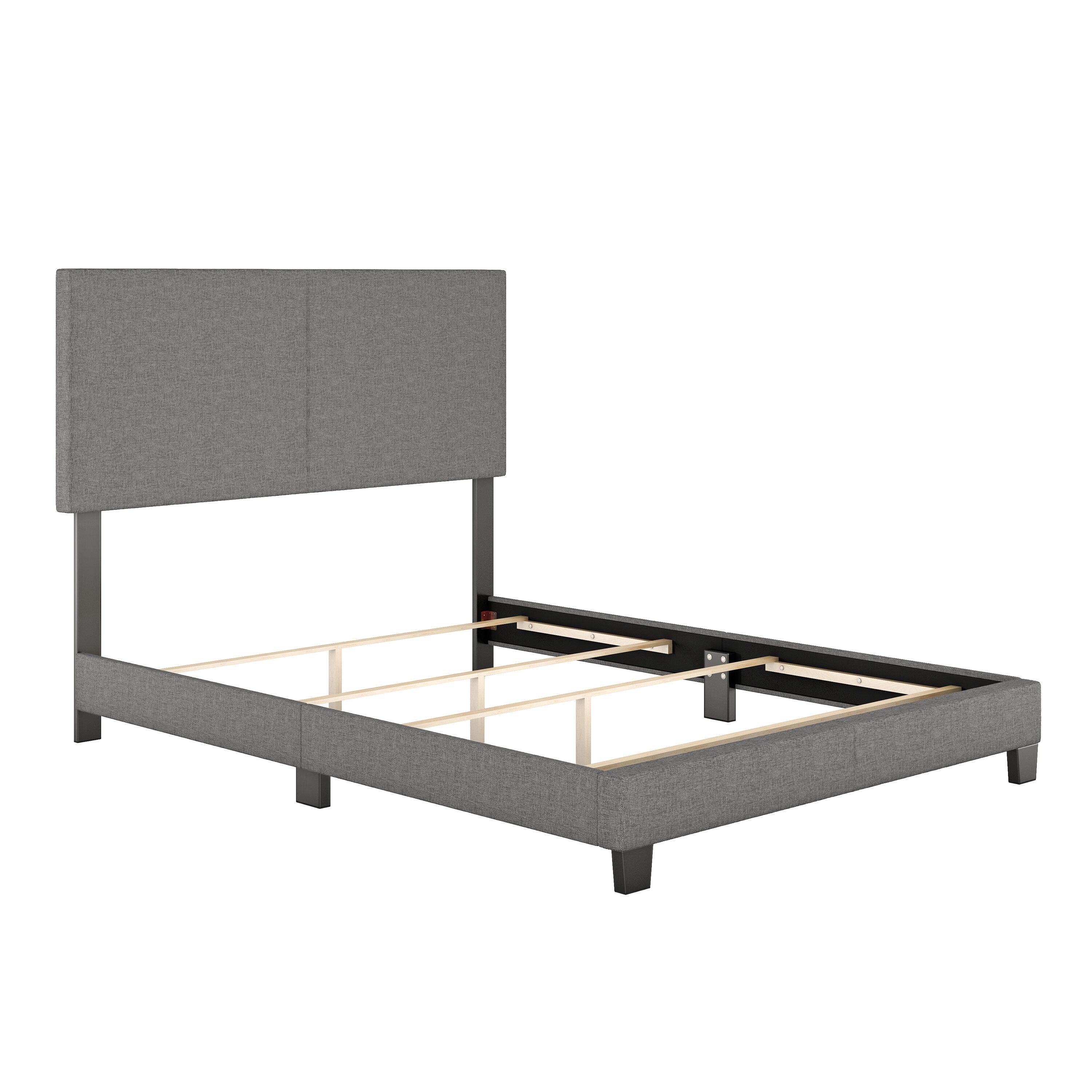 Boyd Sleep MIL898TW Mateo Linen Upholstered Platform Bed