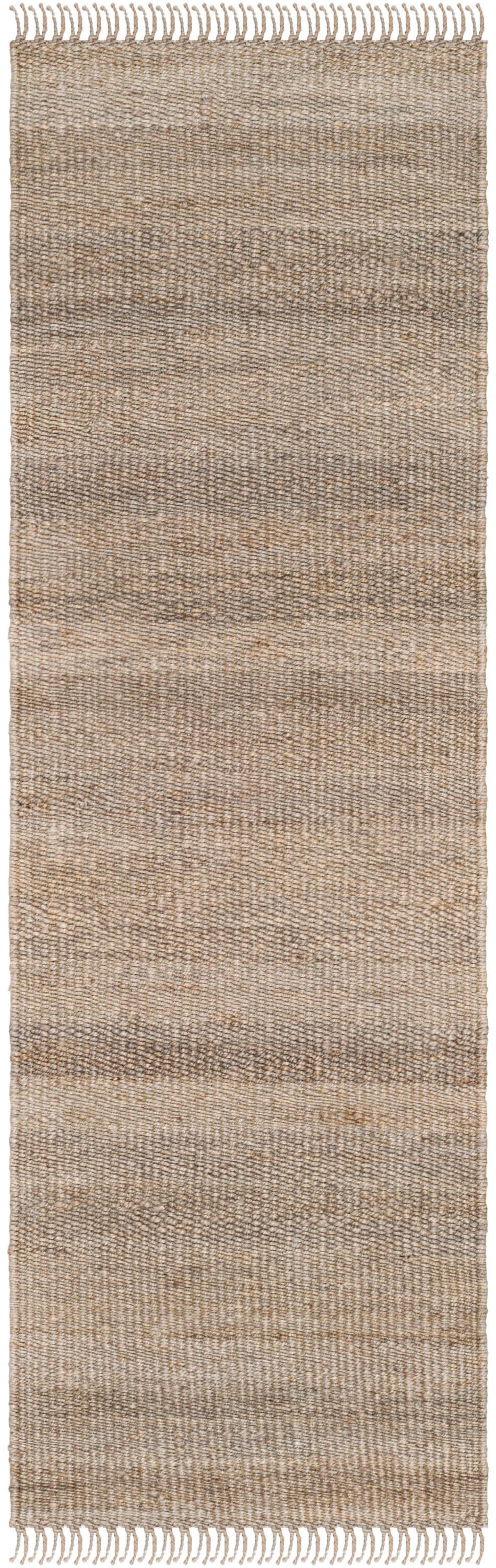 Natural Fiber NF368 Hand Woven Runner Rug - Grey - 2'6"x10' - Safavieh.