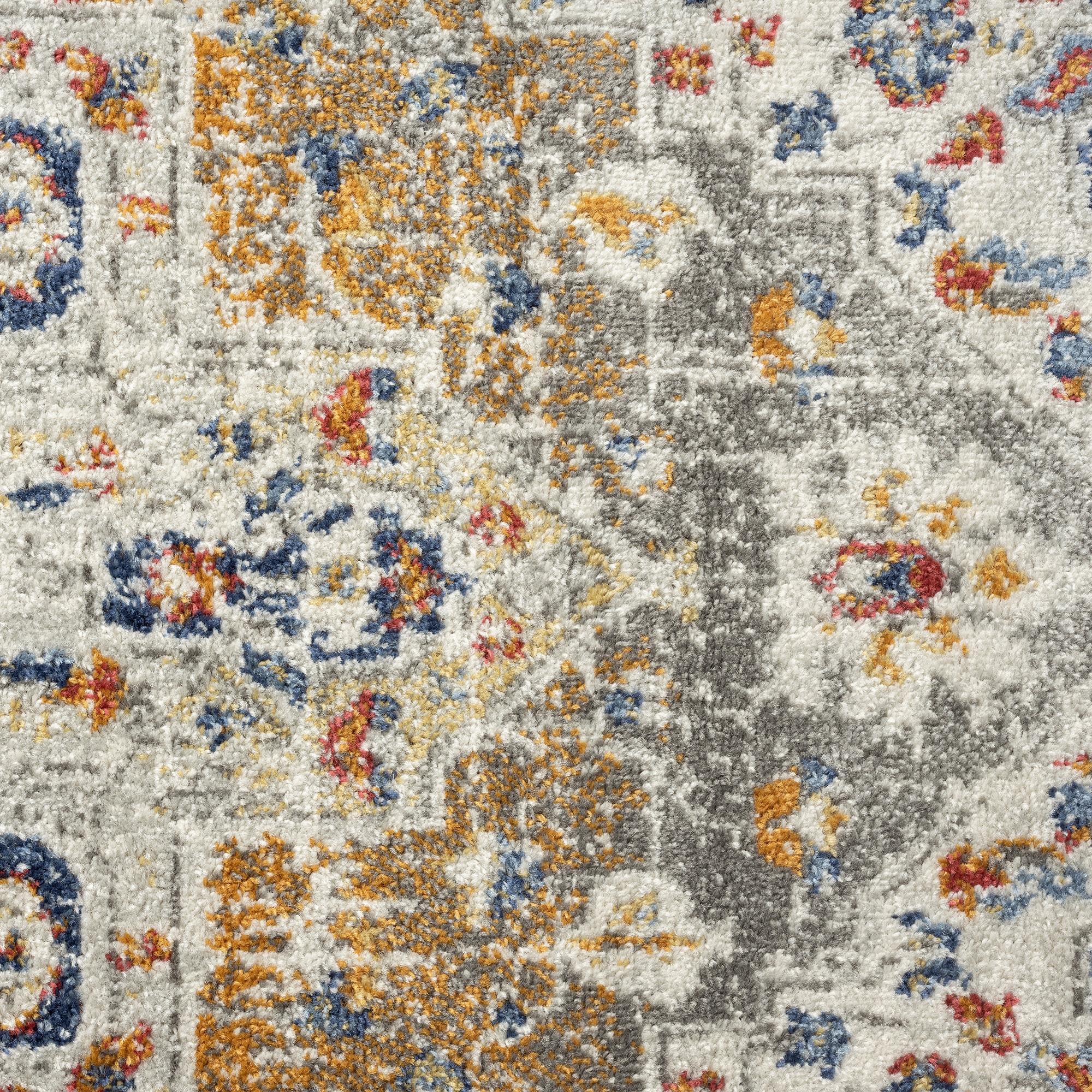 Chelsea Multi-Color Synthetic 9' x 12' Oriental Area Rug