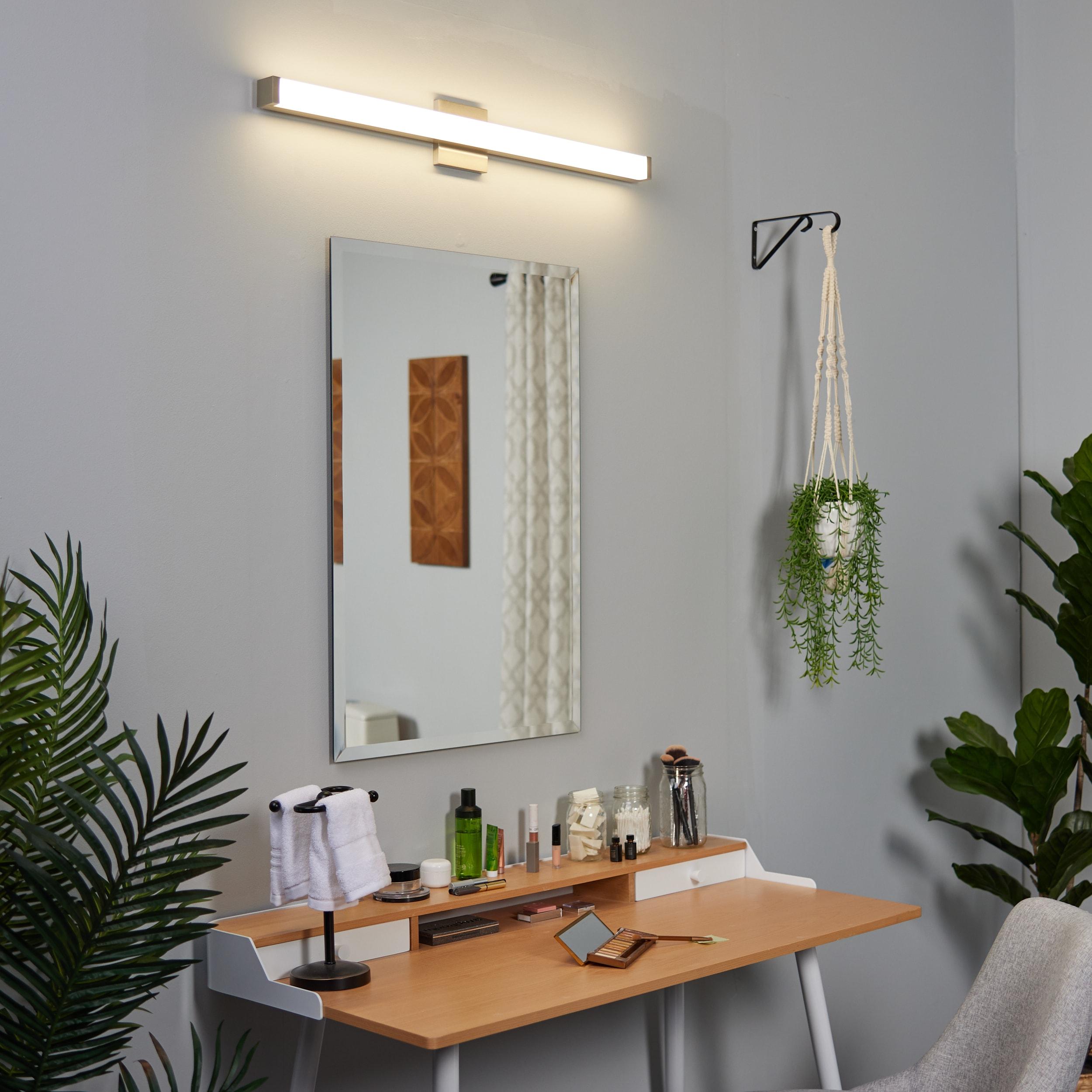 -Led Bath Vanity Light-Minimalistic Contemporary Style-Satin Nickel Finish-36 Inch Size Maxim Lighting 52006Sn