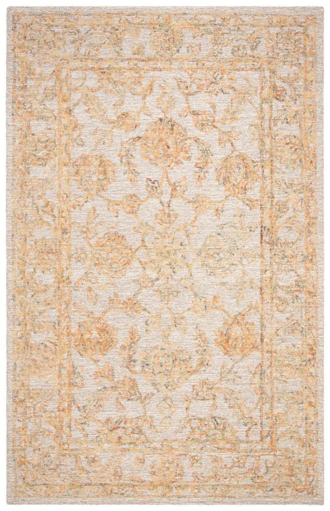 Abstract ABT477 Hand Tufted Area Rug - Beige/Gold - 5' X 8' - Safavieh.