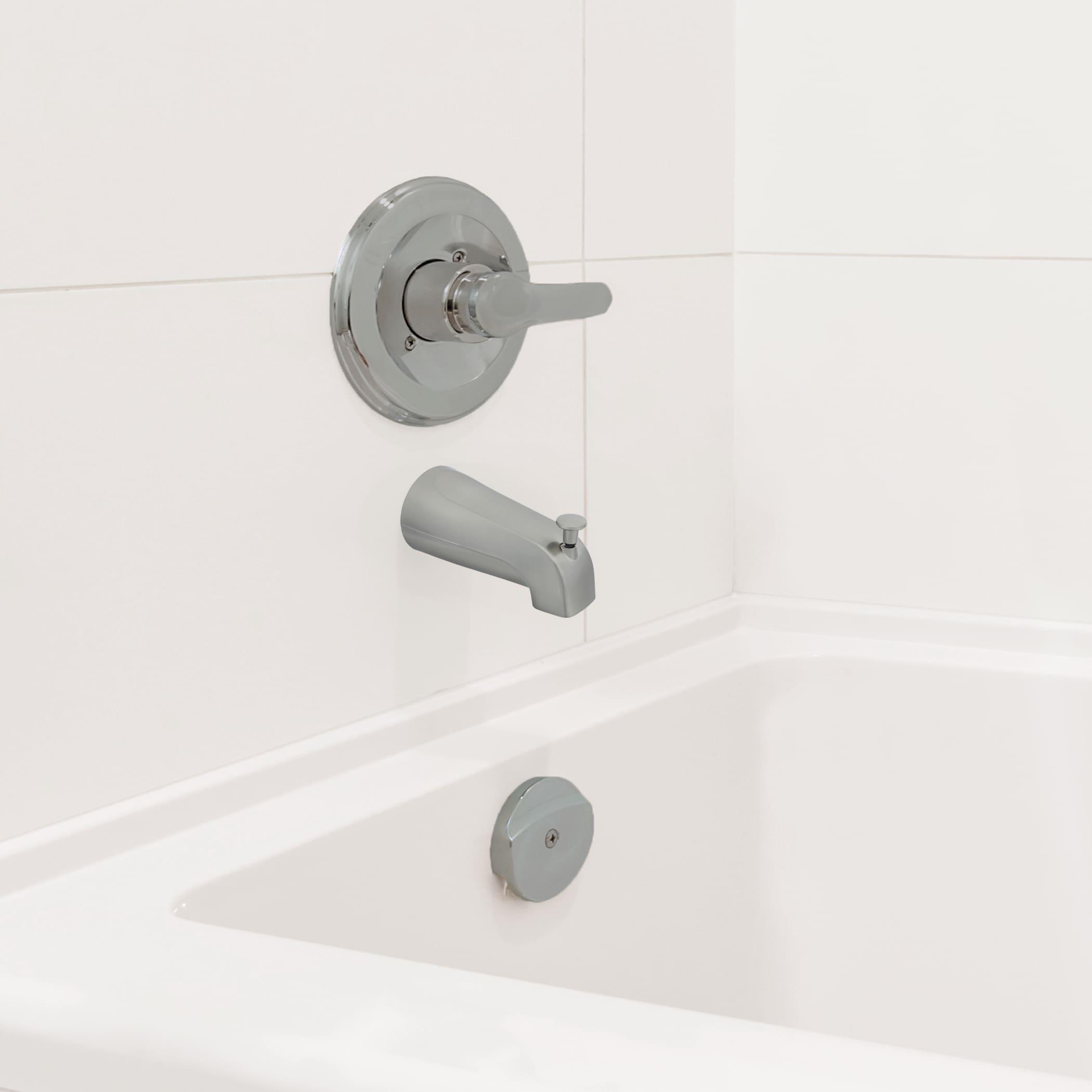 Danco Universal Bathroom Tub Spout with Diverter in Brushed Nickel (89249)