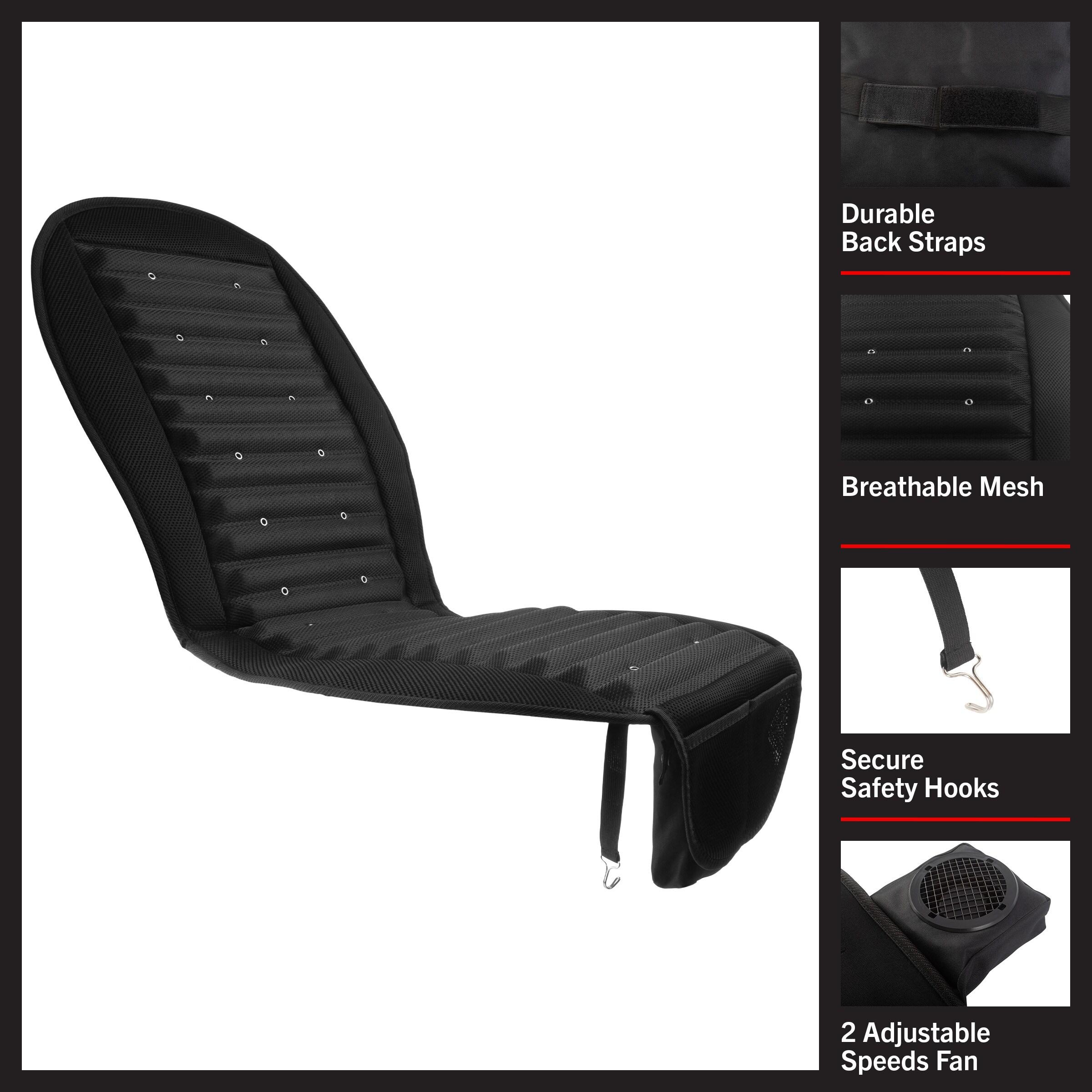 Stalwart Stalwart 12V Cooling Car Seat Cushion with 6 Fans