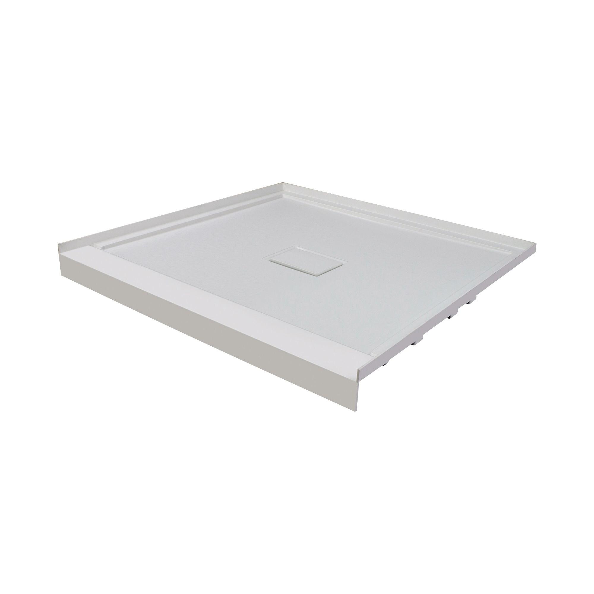 Transolid 36'' W 36'' D Square Single Shower Base FLU3636C-39