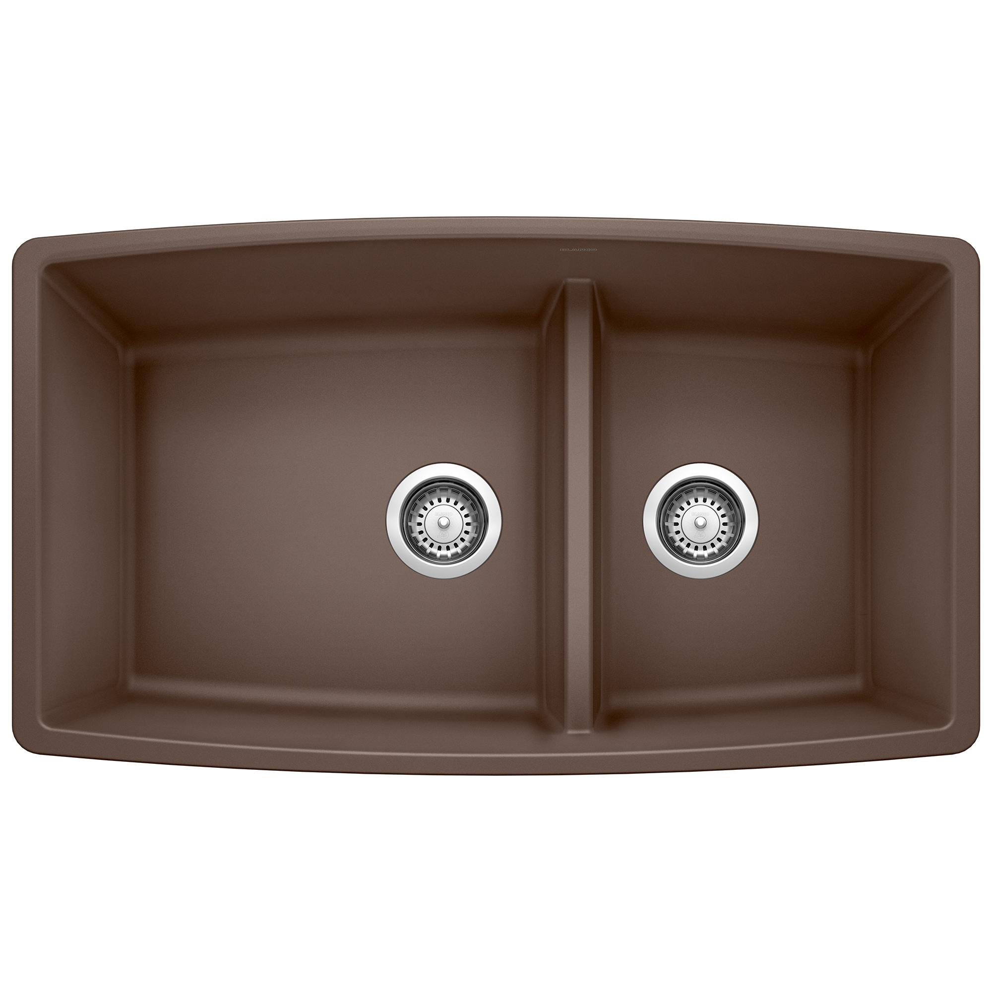 Performa SILGRANIT 33" L x 19" W Double Bowl Undermount Kitchen Sink