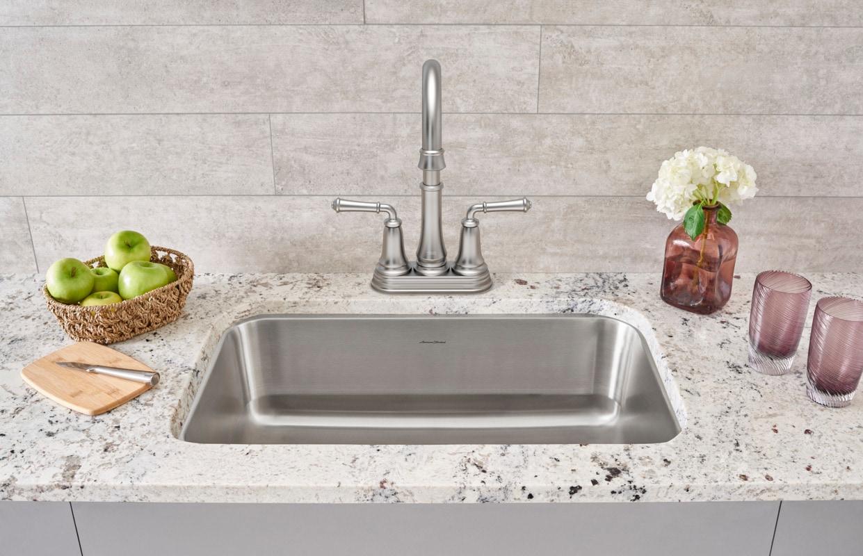 Portsmouth 23.38'' L Undermount Single Bowl Stainless Steel Kitchen Sink