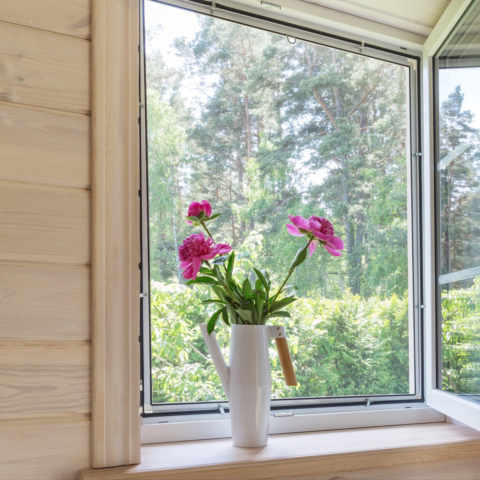 Prime-Line Aluminum Screen Frame Kit, 5/16 inch x 3/4 inch x 48 inch, Bronze, Set of 1