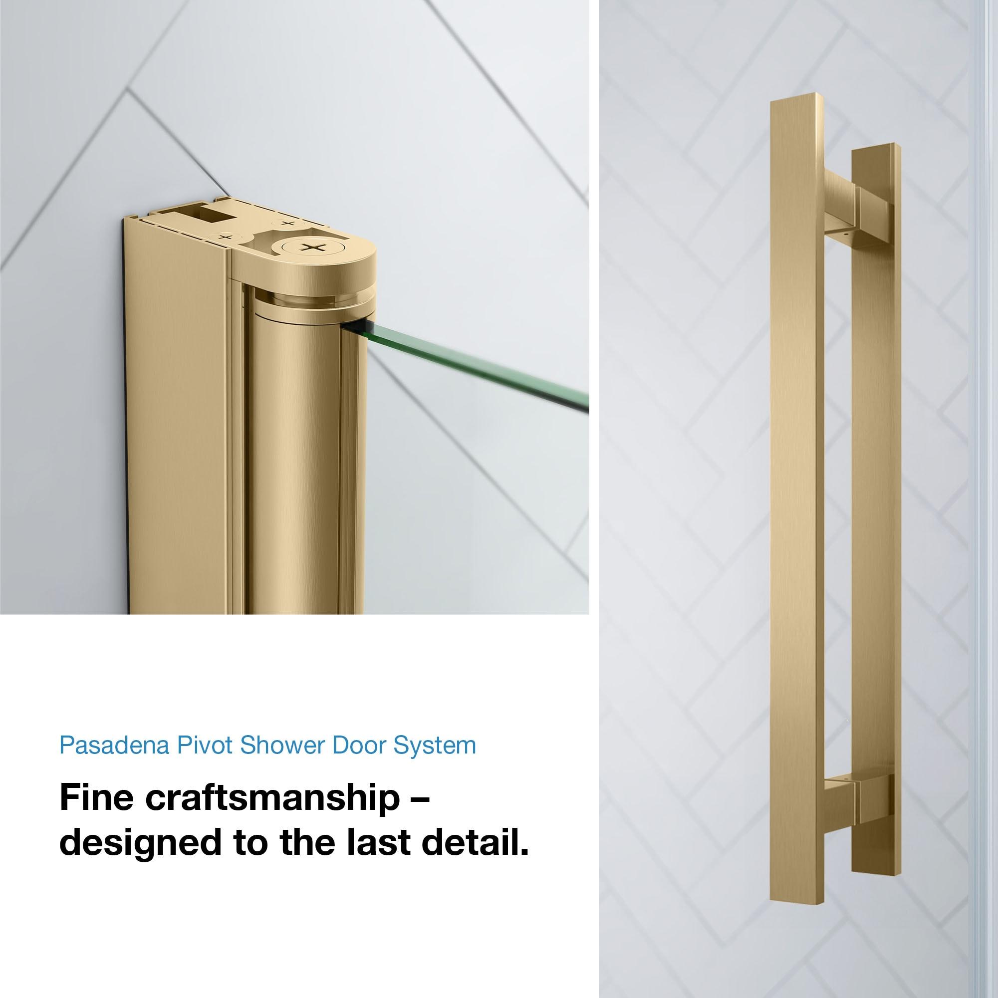 OVE Decors Pasadena 28 To 29 3/8 In. W X 72 In. H Alcove Frameless Pivot Shower Door , 2025
