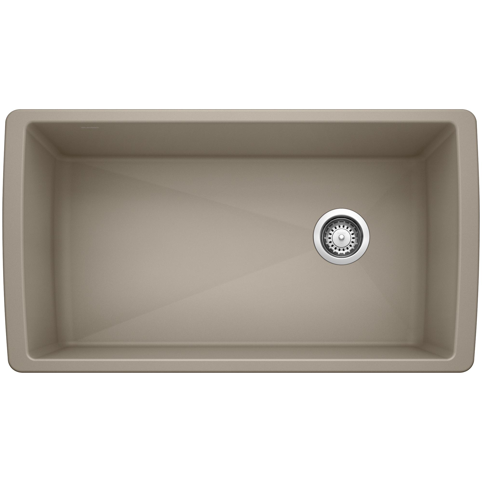 Diamond SILGRANIT 33.5" L x 18.5" W Super Single Undermount Kitchen Sink