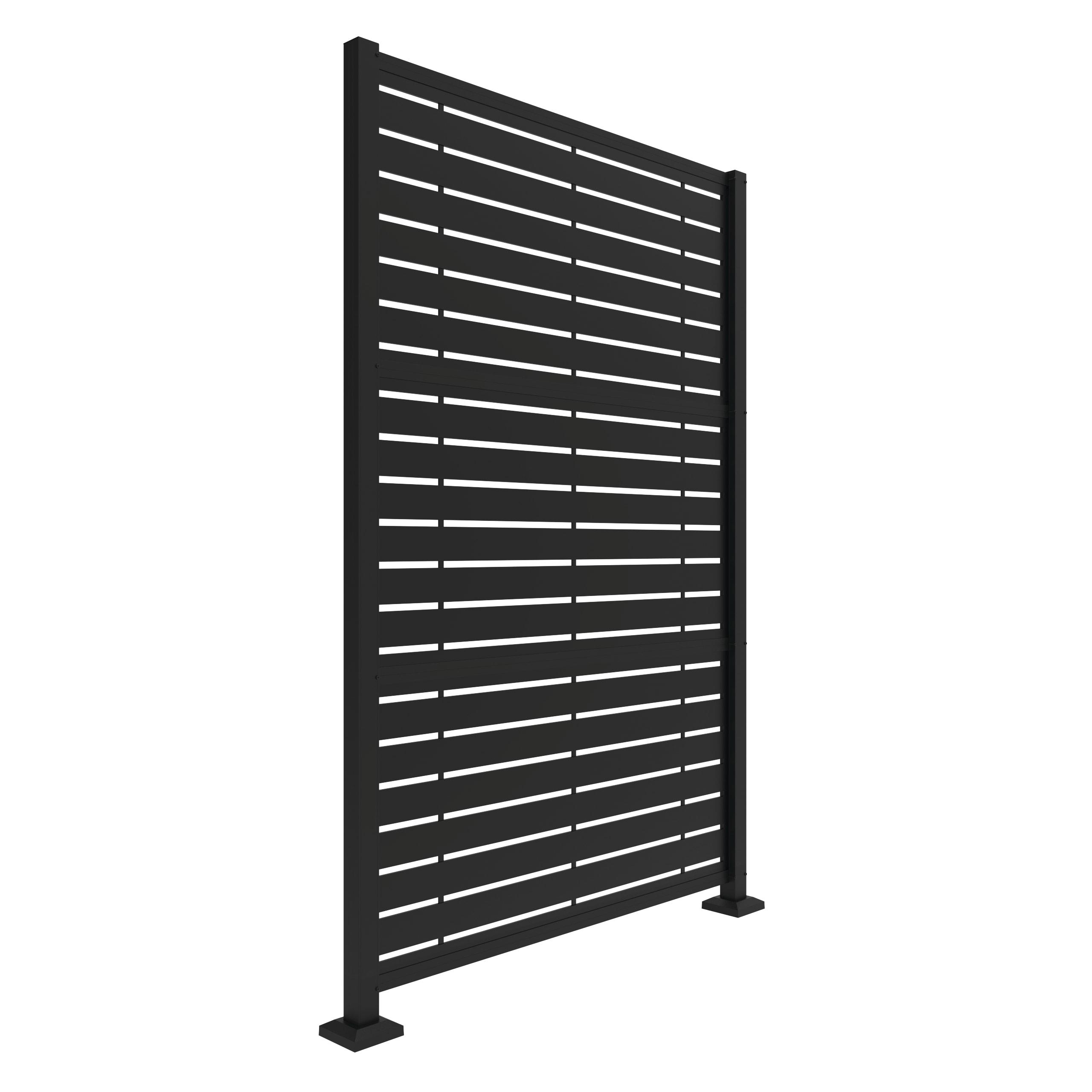 Barrette Outdoor Living Decorative Screen Panel Frame Kit with 2 ft. x 4 ft. Boardwalk