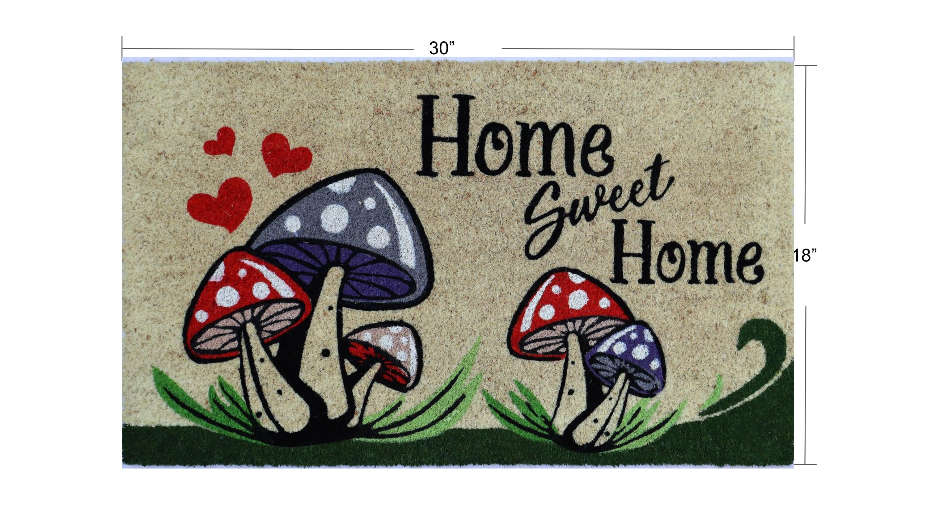 Imports Dcor Mushrooms 30x18x.5” Multicolor