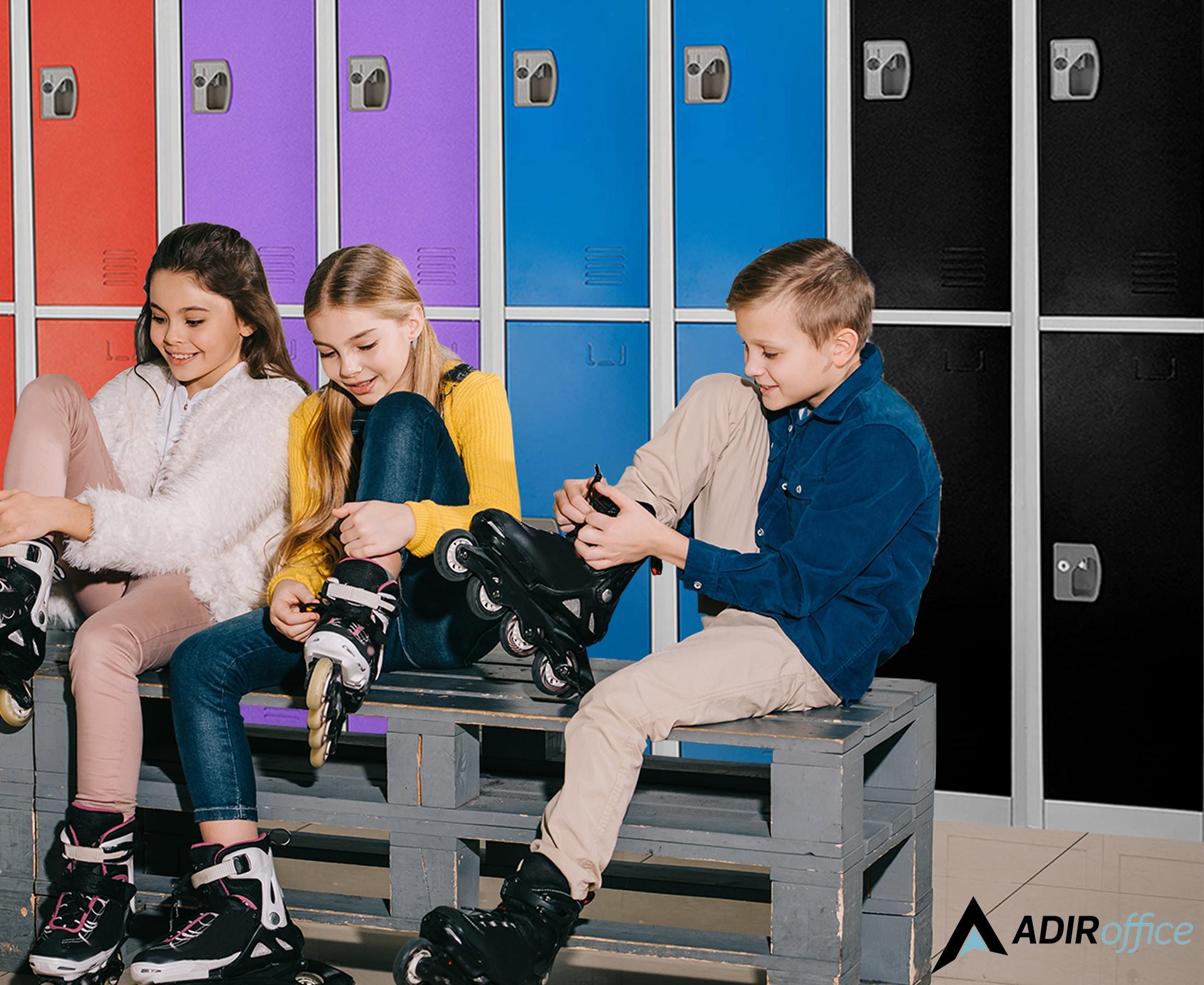 12'' Wide Steel 2-Tier School and Gym Locker
