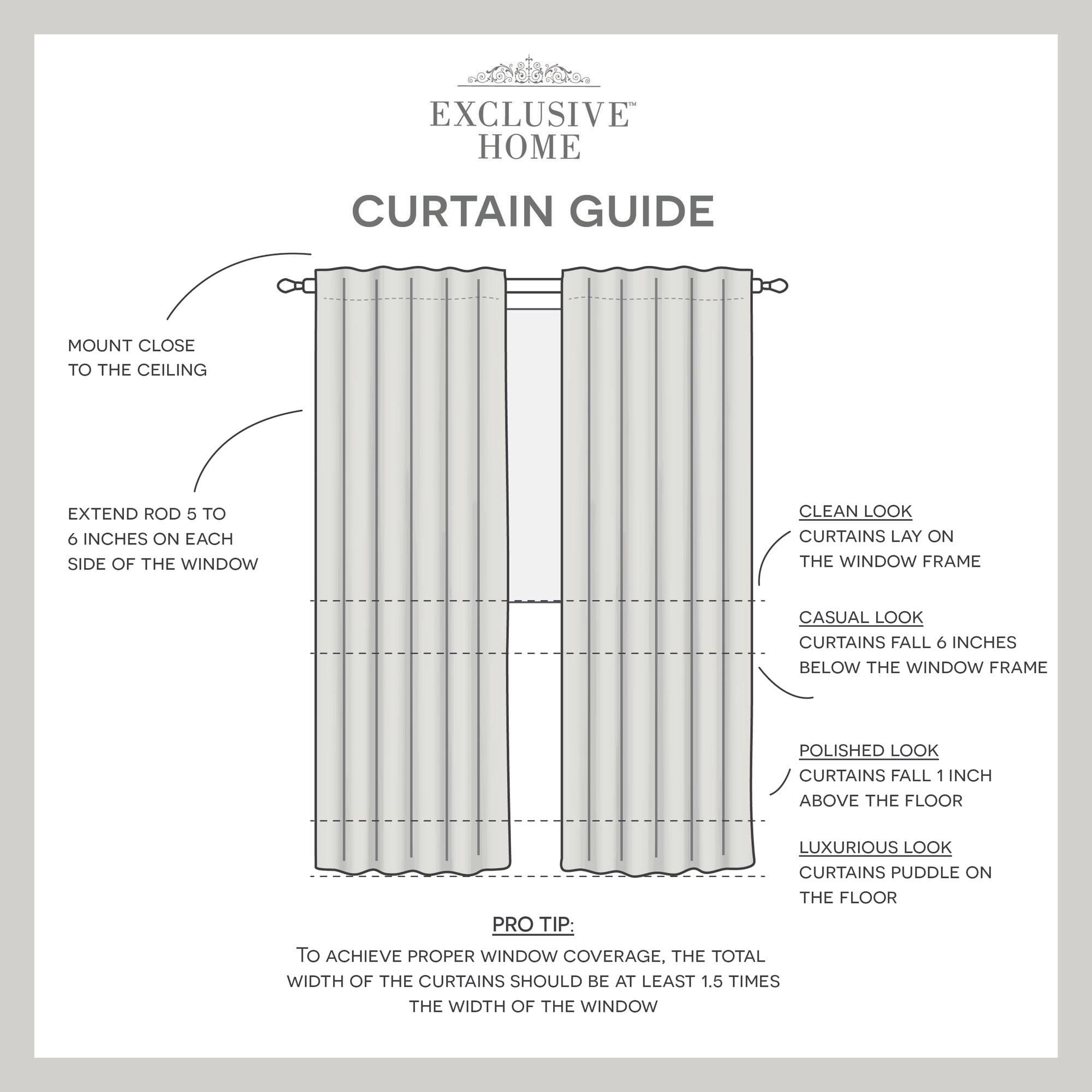 Polyester Curtain Pair