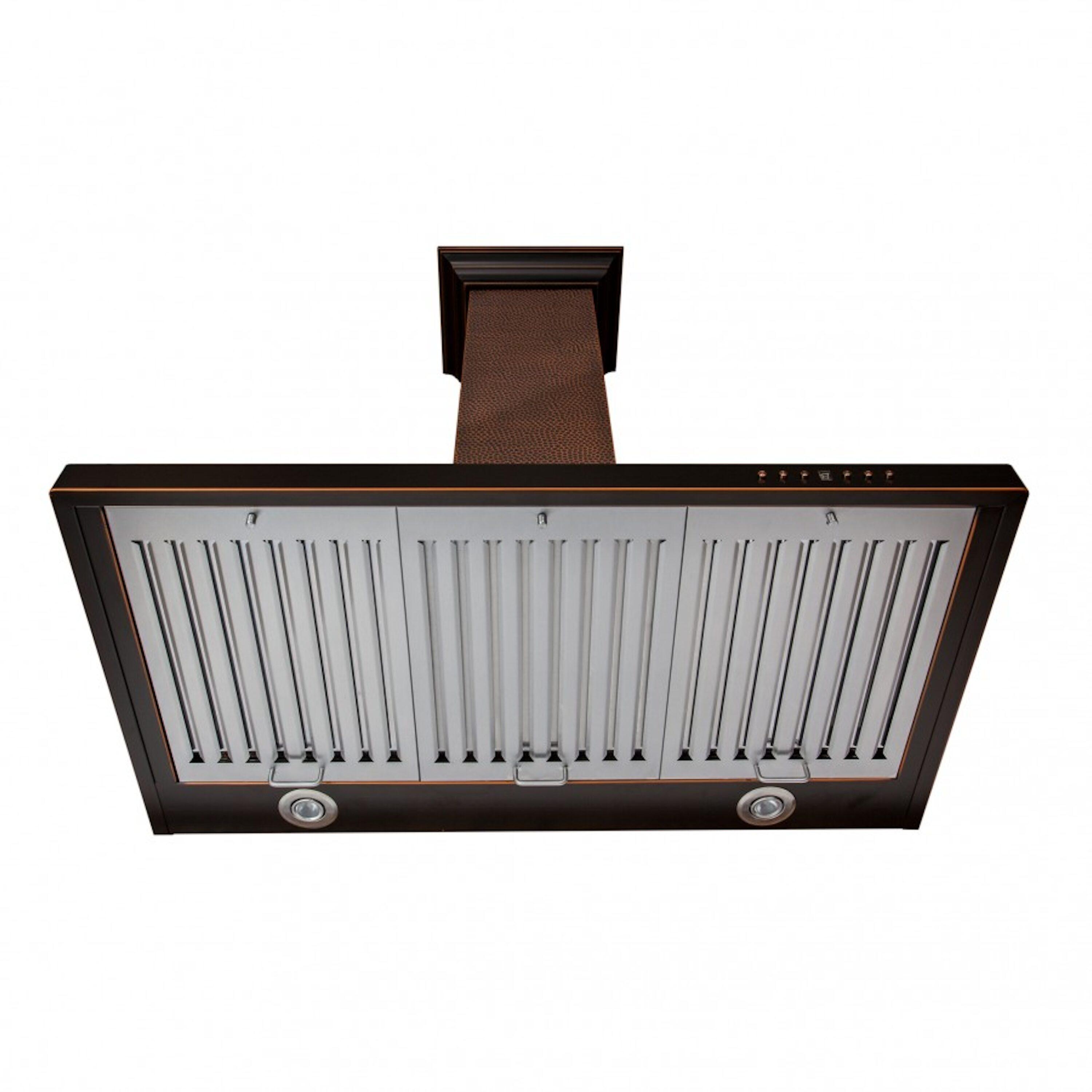 Satin ZLINE 30 in. Designer Series Satin Stainless Steel Convertible Vent Wall Mount Range Hood