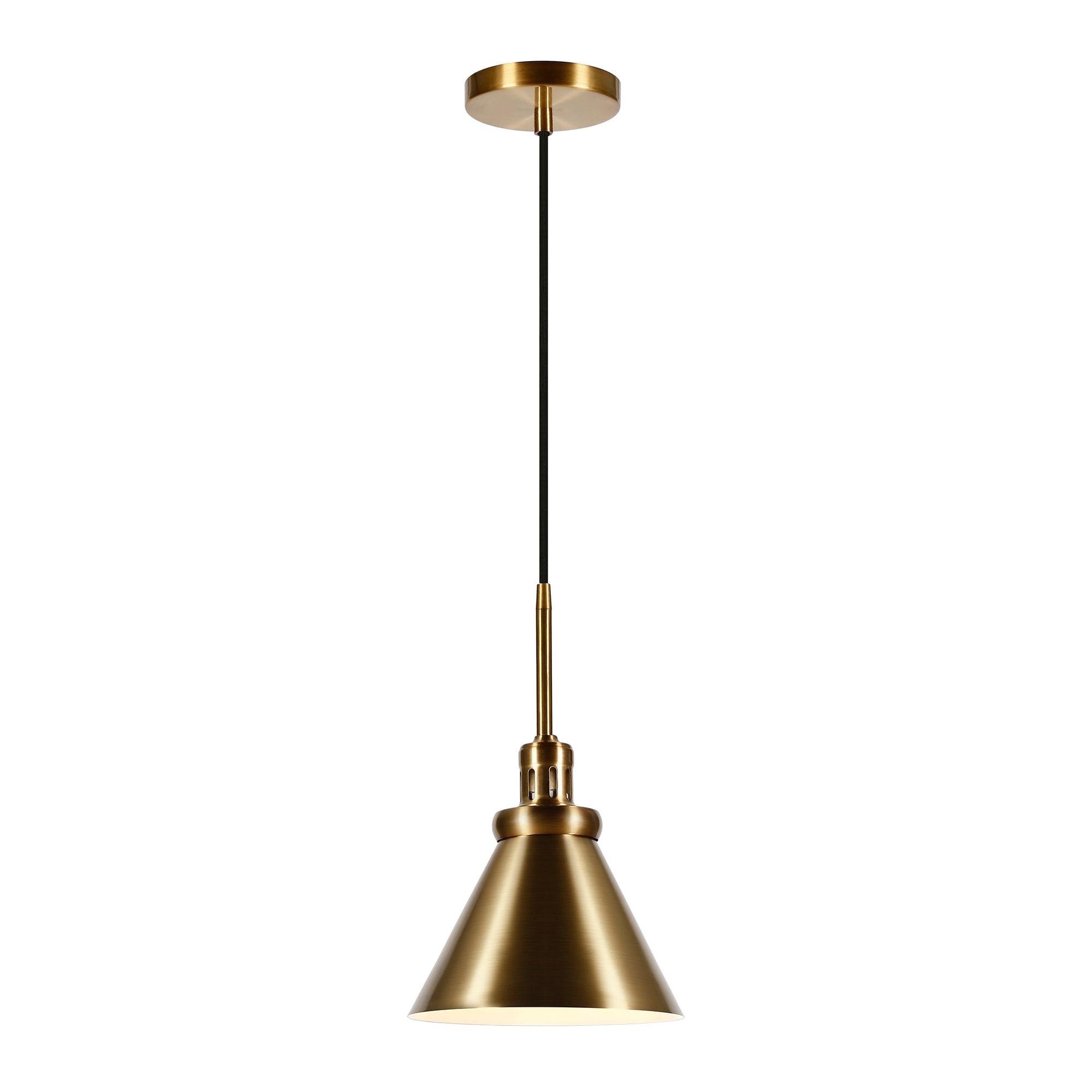 Evelyn&Zoe Industrial Metal Pendant