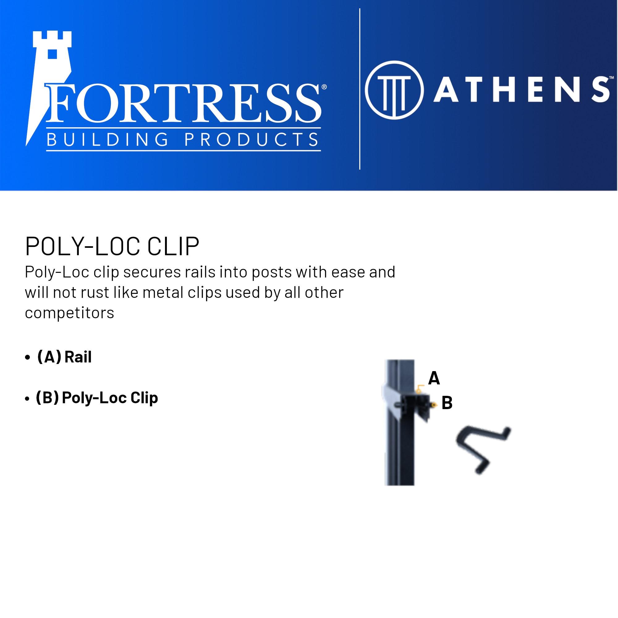 Fortress Building Products A2 4.5-ft H x 8-ft W Gloss Black Aluminum Flat Top and Bottom Fence Panel for Pool Application