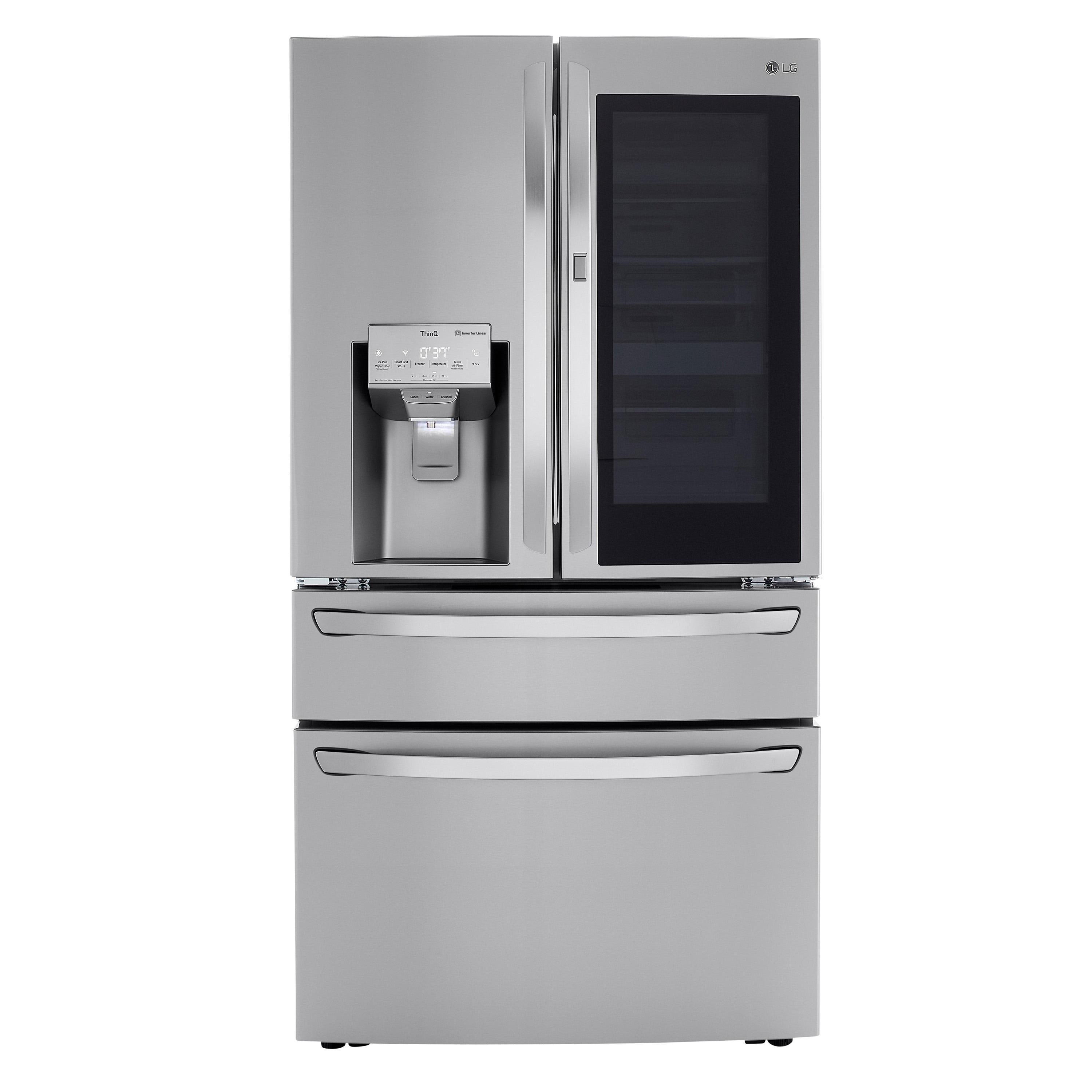 Stainless Steel 29.5 Cu. Ft. Smart French Door Refrigerator with Ice Maker