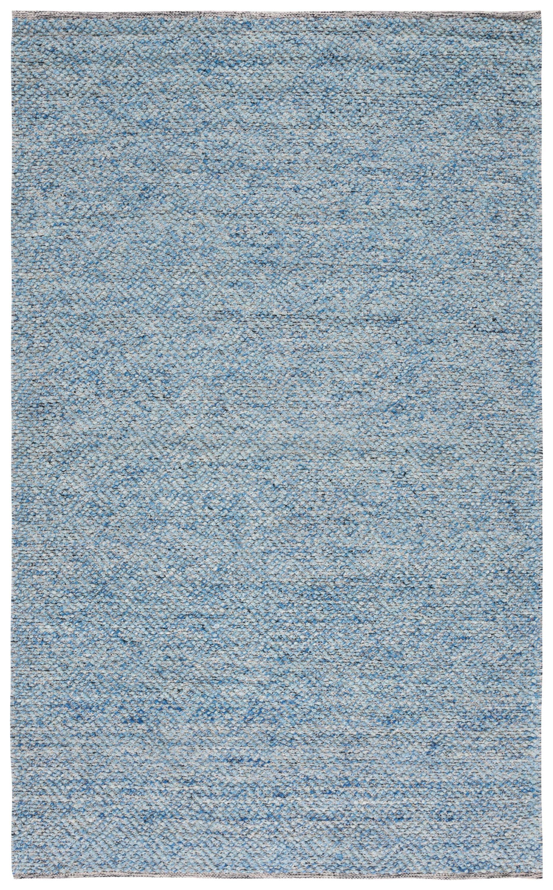 SAFAVIEH Natura Eanna Geometric Wool Area Rug, Blue, 9' x 12'
