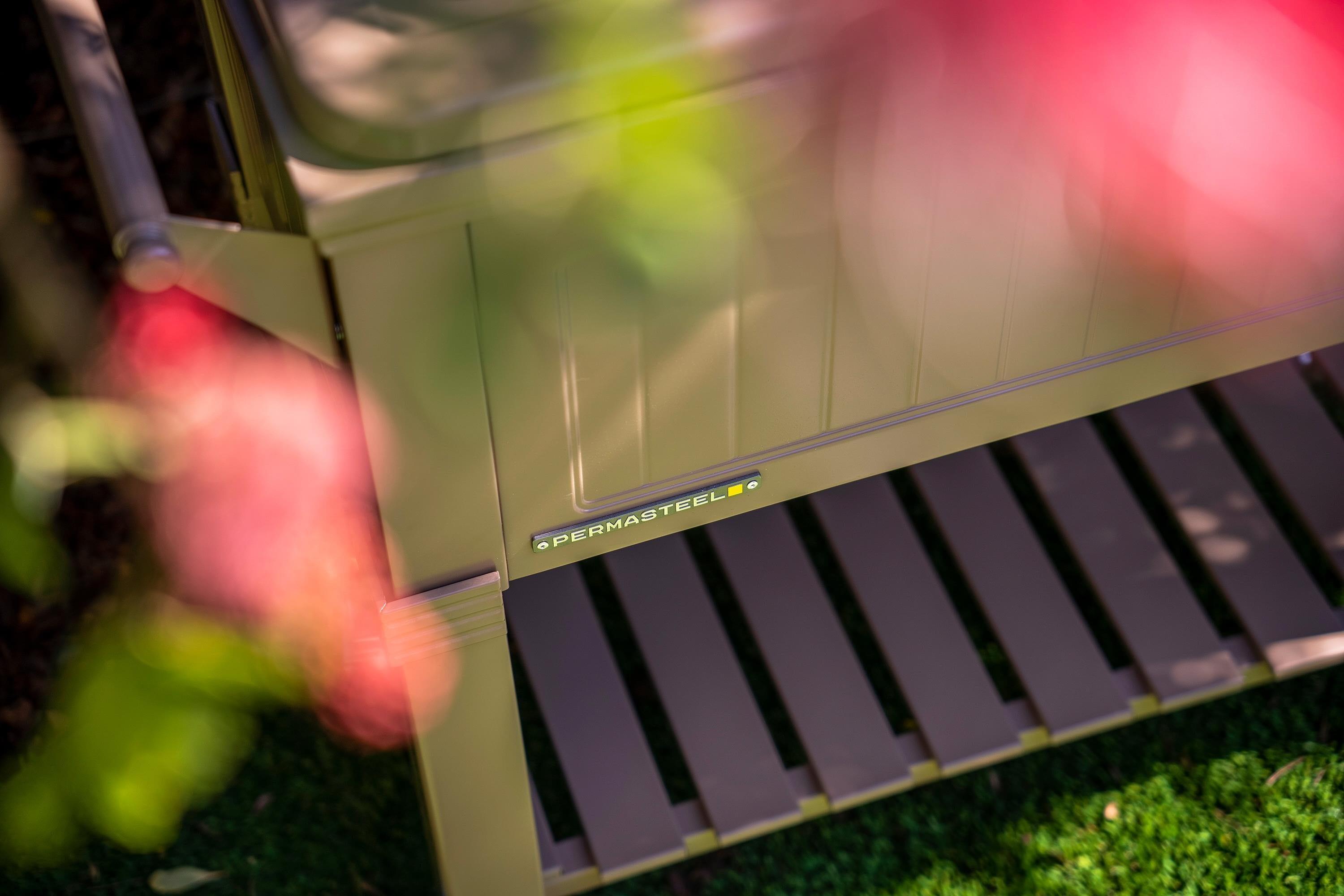 Permasteel 80 Qt. Furniture Style Rolling Patio Cooler