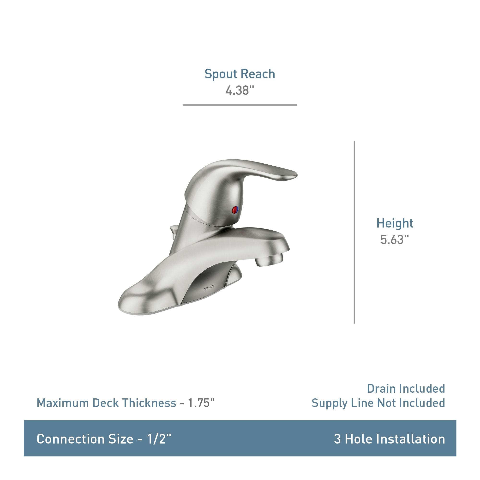 Moen WS84503 Adler Centerset Bathroom Faucet