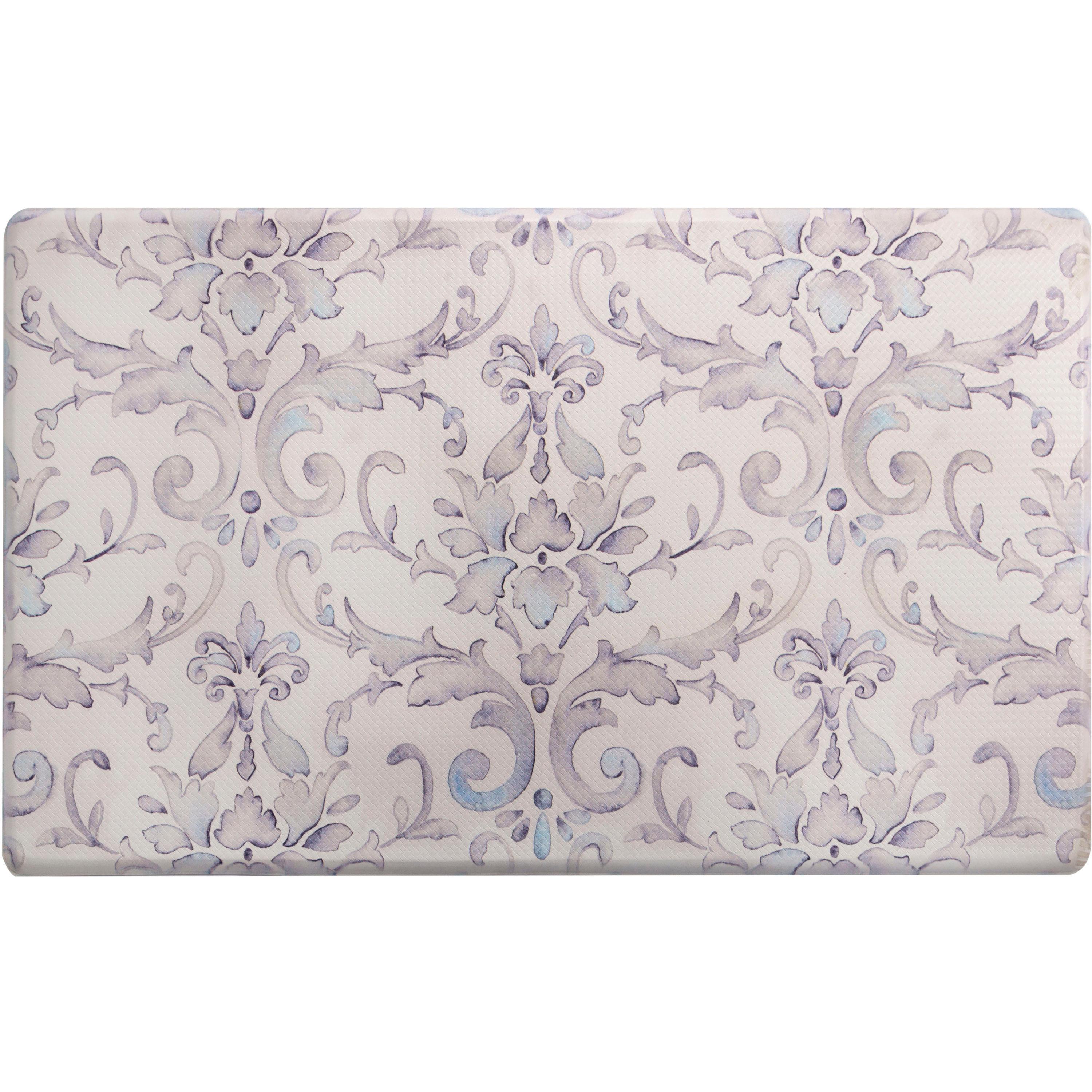 SoHome Cozy Living Watercolor Damask Anti-Fatigue Mat