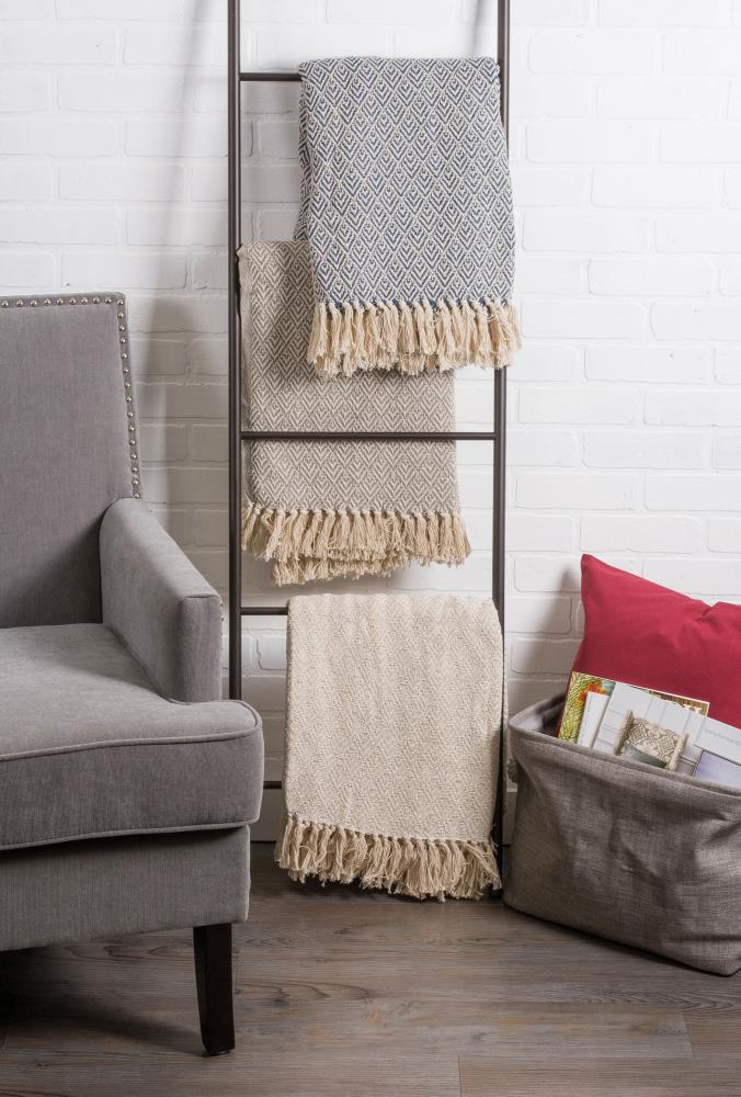 Design Imports Hand Woven Throw Blanket