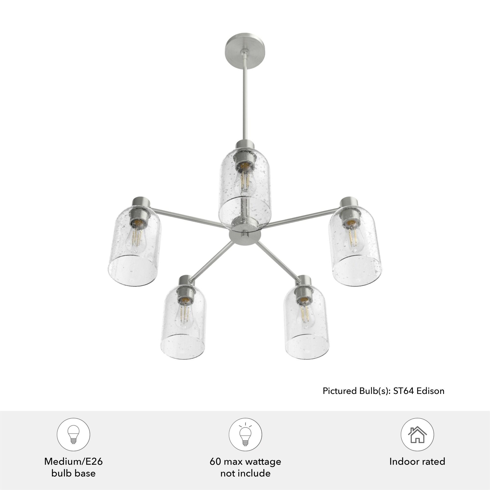 Hunter Fan Lochemeade 5 - Light Unique / Statemen Cylinder Chandelier
