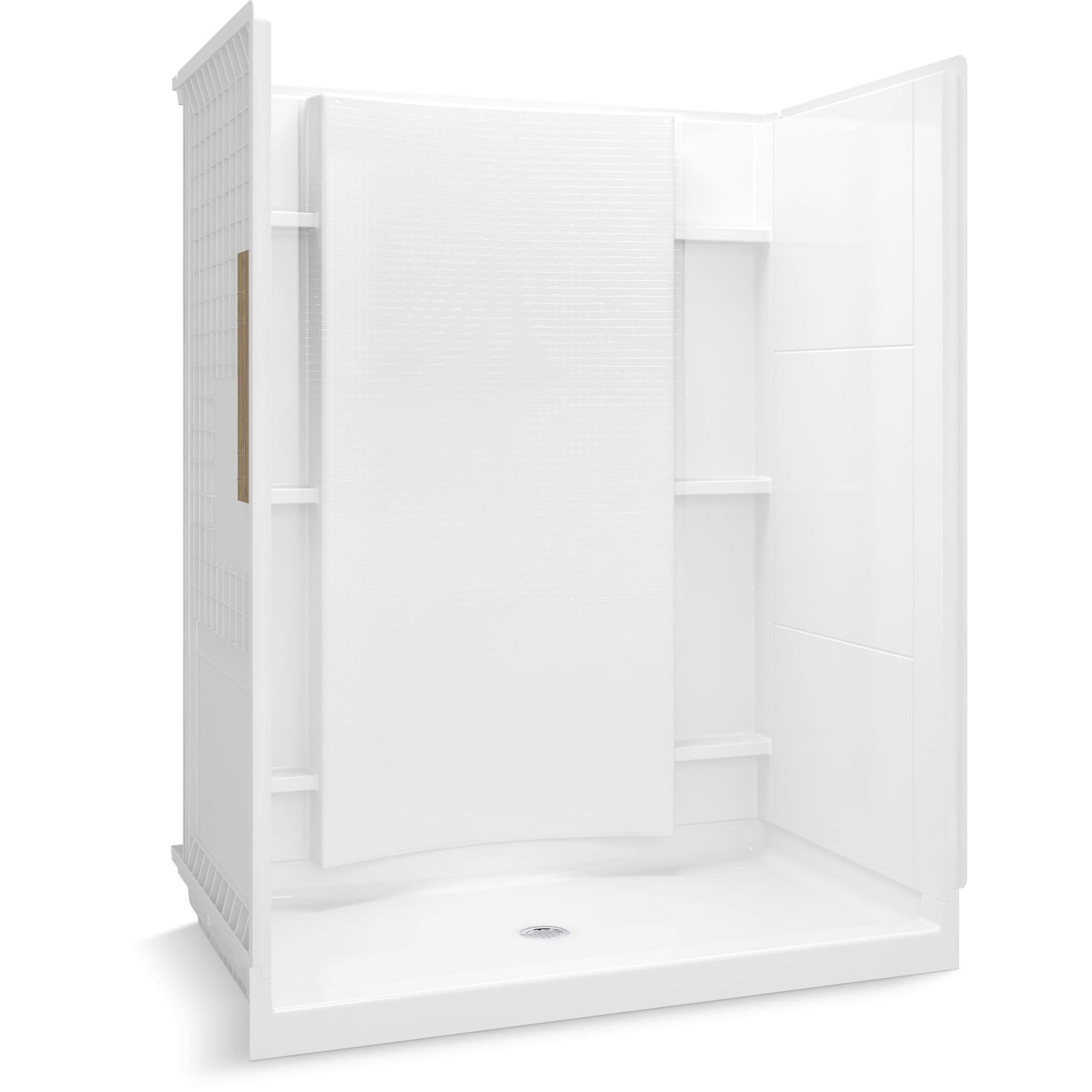 STERLING 72270106-0 Accord Shower Kit, 60-Inch x 36-Inch x 77-Inch, White